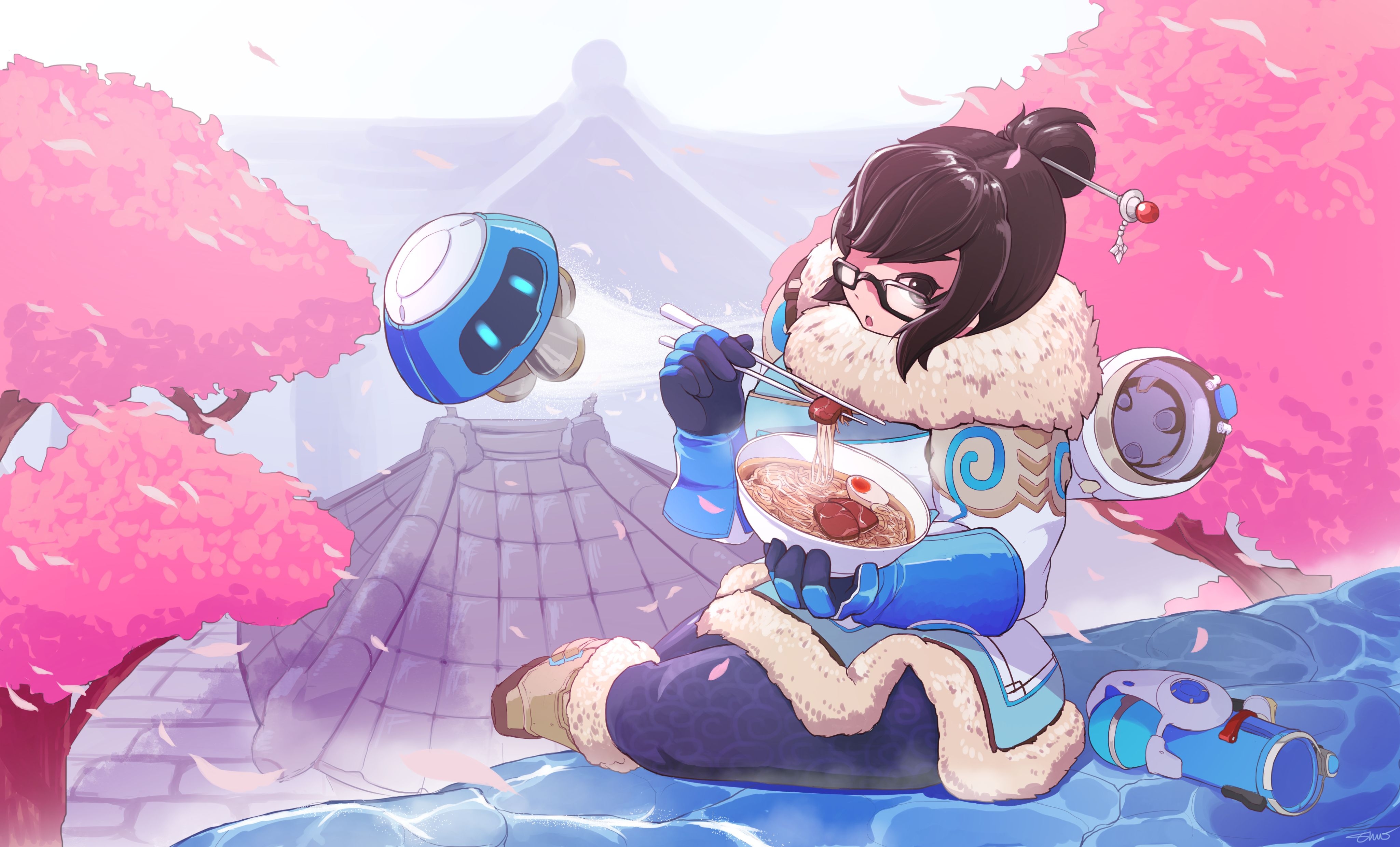 4100x2480 Mei (Overwatch) HD Wallpaper and Background Image, Desktop