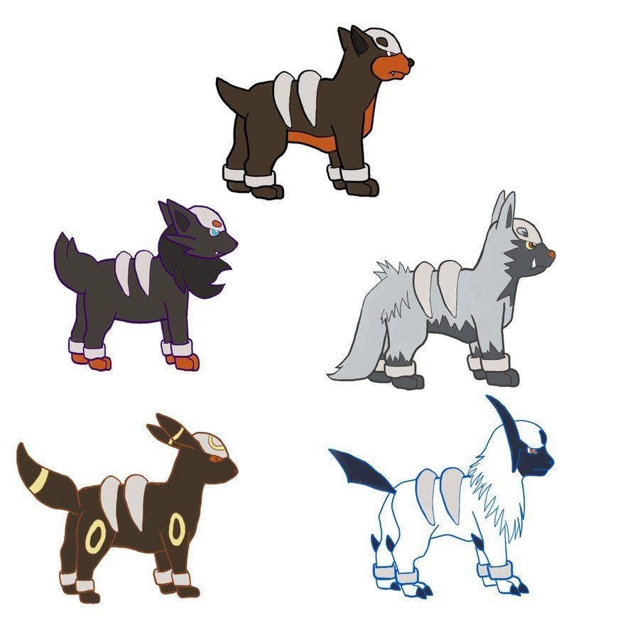 900x900 Houndour Variations, Phone