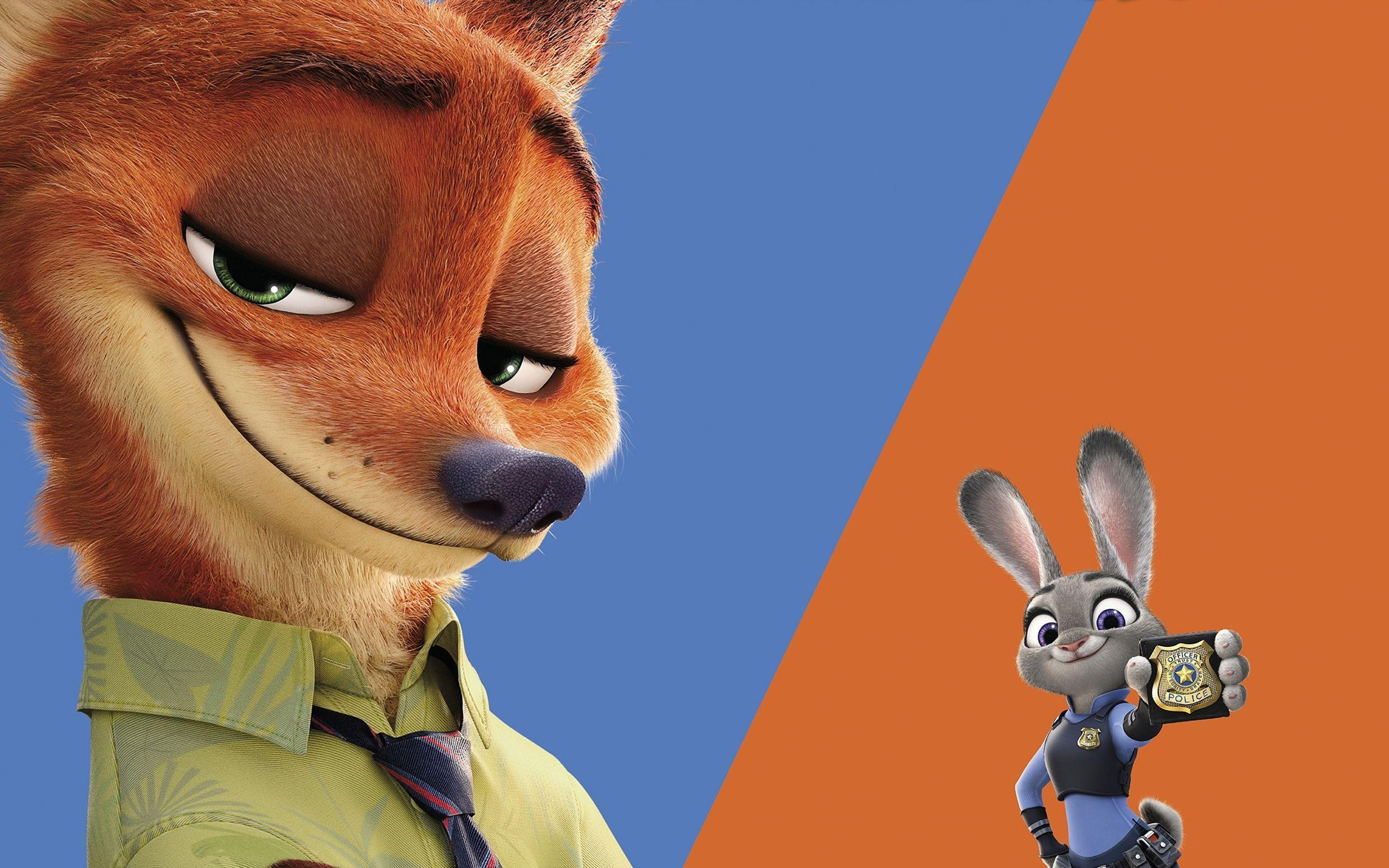 2560x1600 Download Judy Hopps And Nick Zootopia HD 4k Wallpaper, Desktop