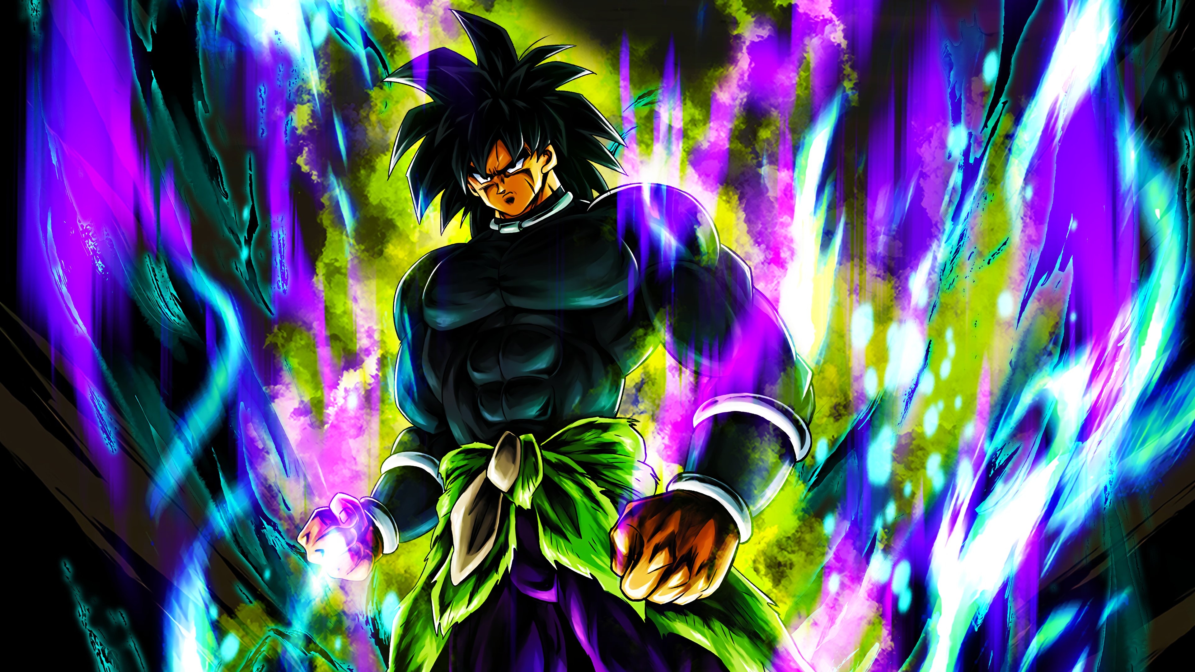 3840x2160 John - [Extreme] YEL Broly Character Art + 4K PC Wallpaper + 4K Phone Wallpaper! [Version 1] #DBLegends #DragonBallLegends #SSGSSゴジータ, Desktop