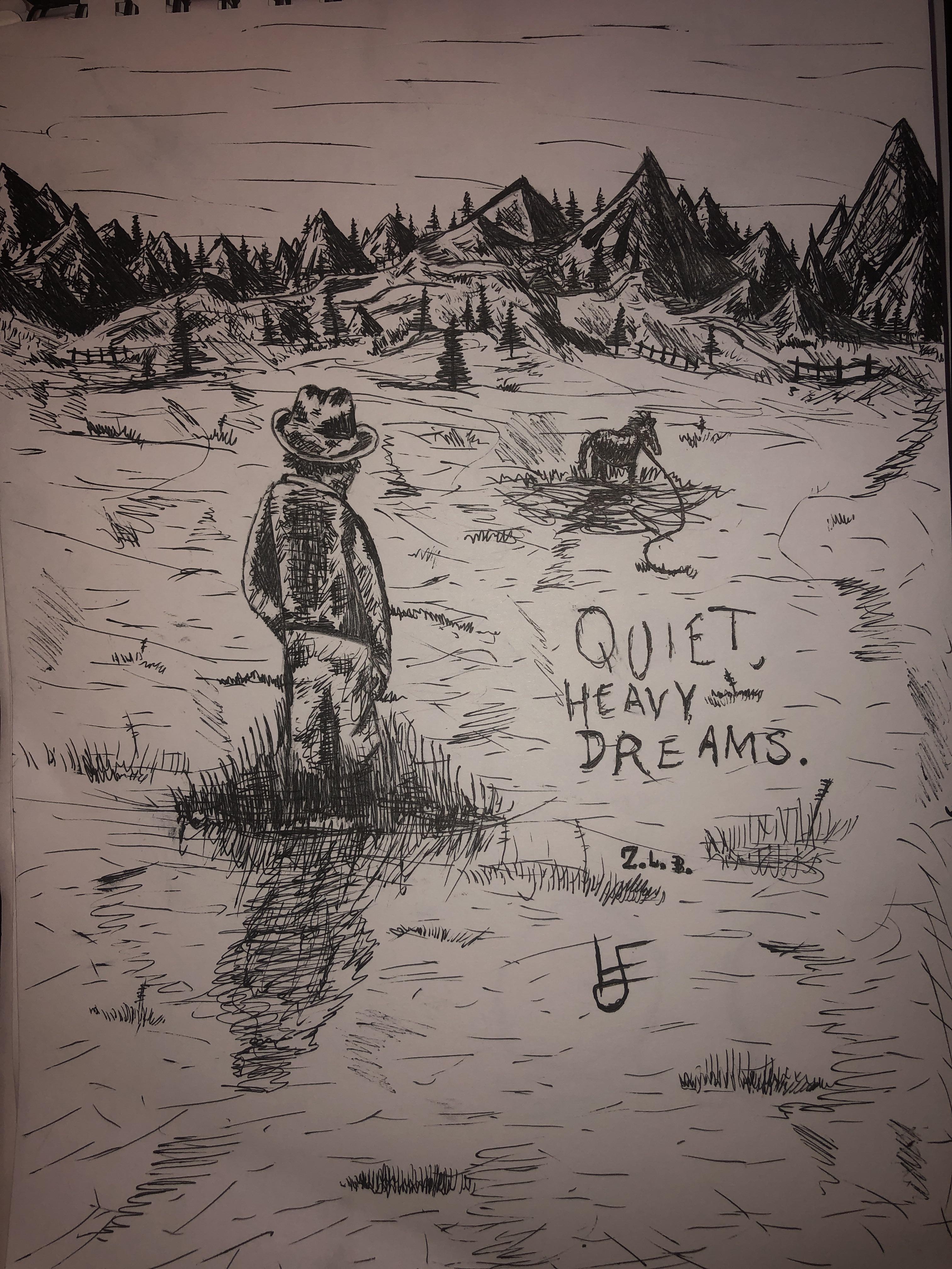 3030x4040 I added onto the Quiet Heavy Dreams cover, Phone