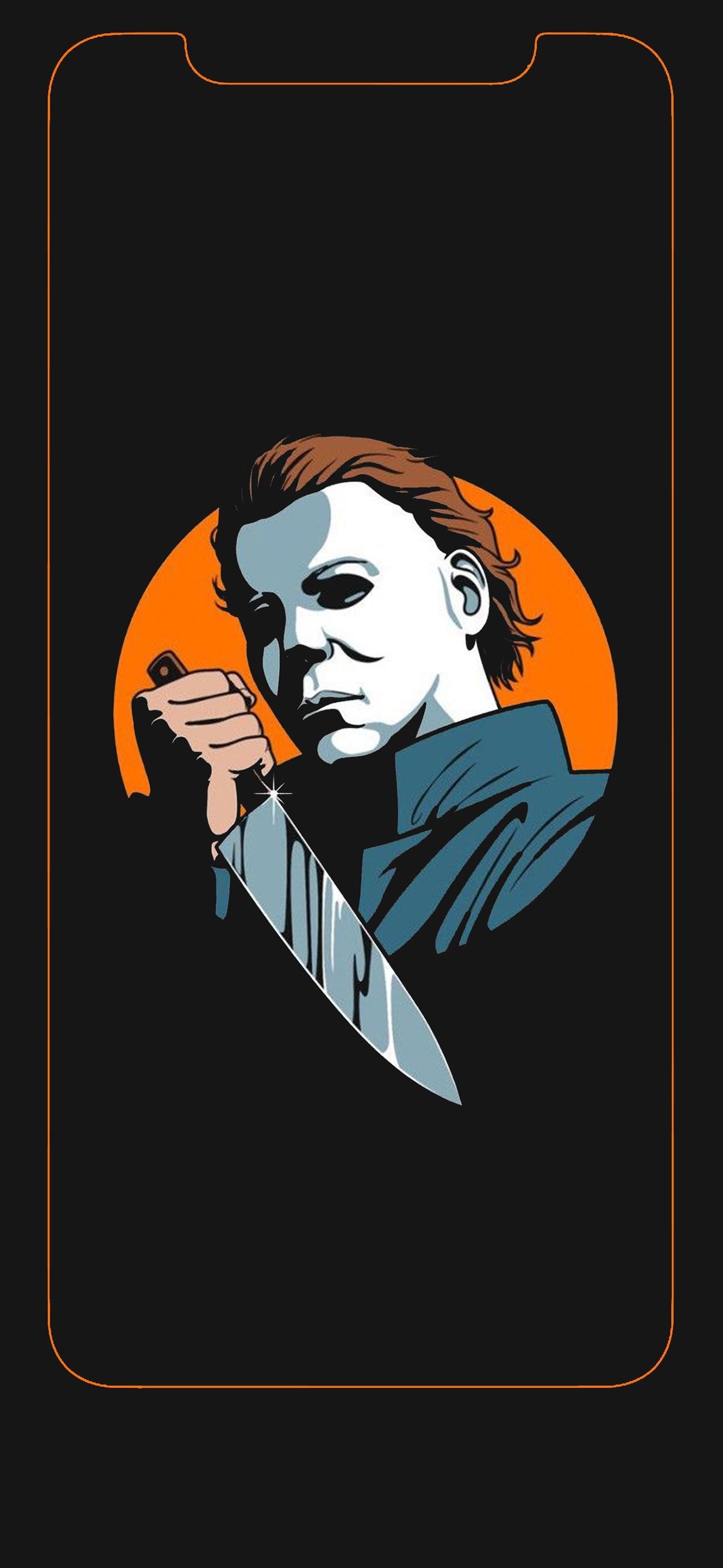 1310x2820 Made a Michael Myers Halloween Xs Wallpaper, Phone