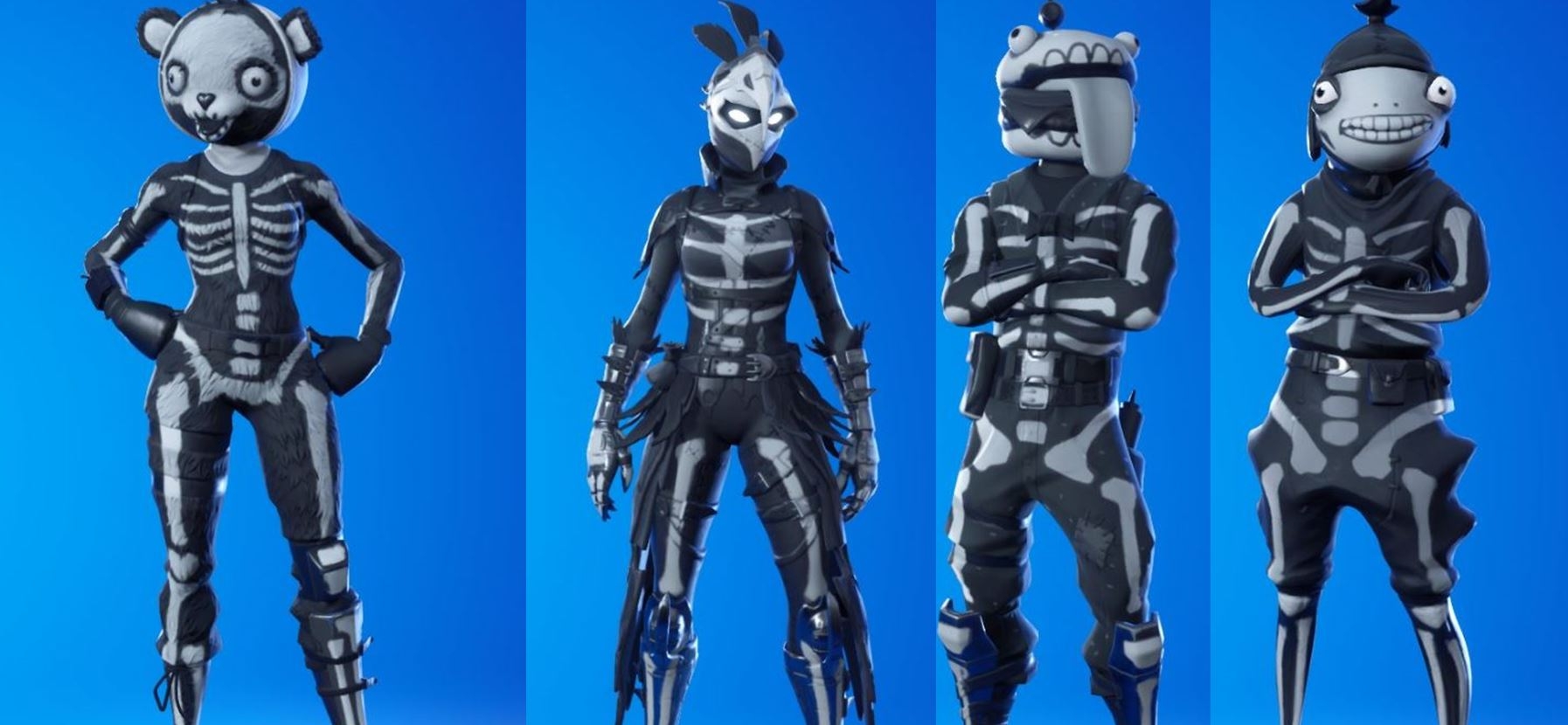 1800x830 Bone Boss Fortnite wallpaper, Dual Screen