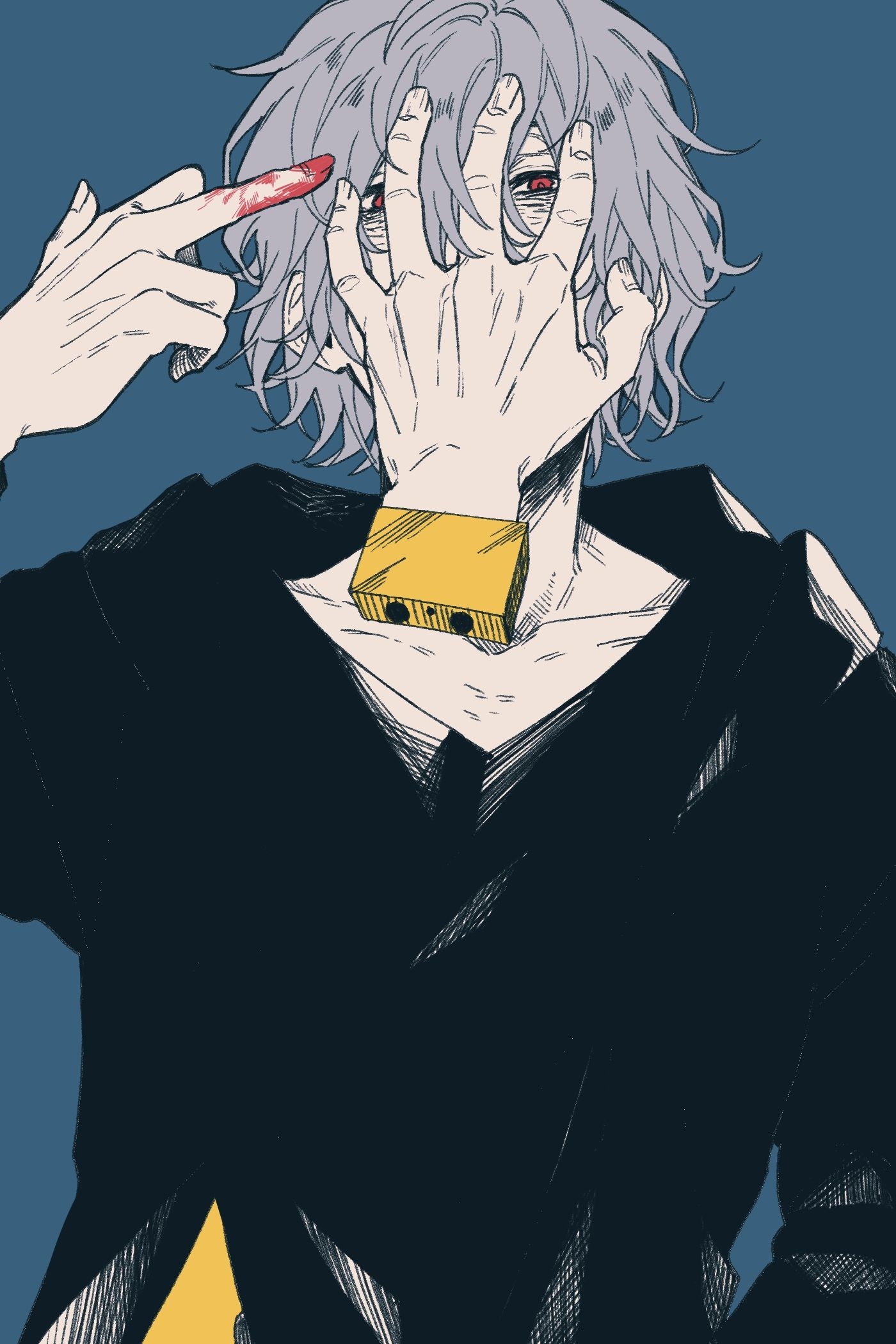 1400x2100 Shigaraki Tomura no Hero Academia Anime Image Board, Phone