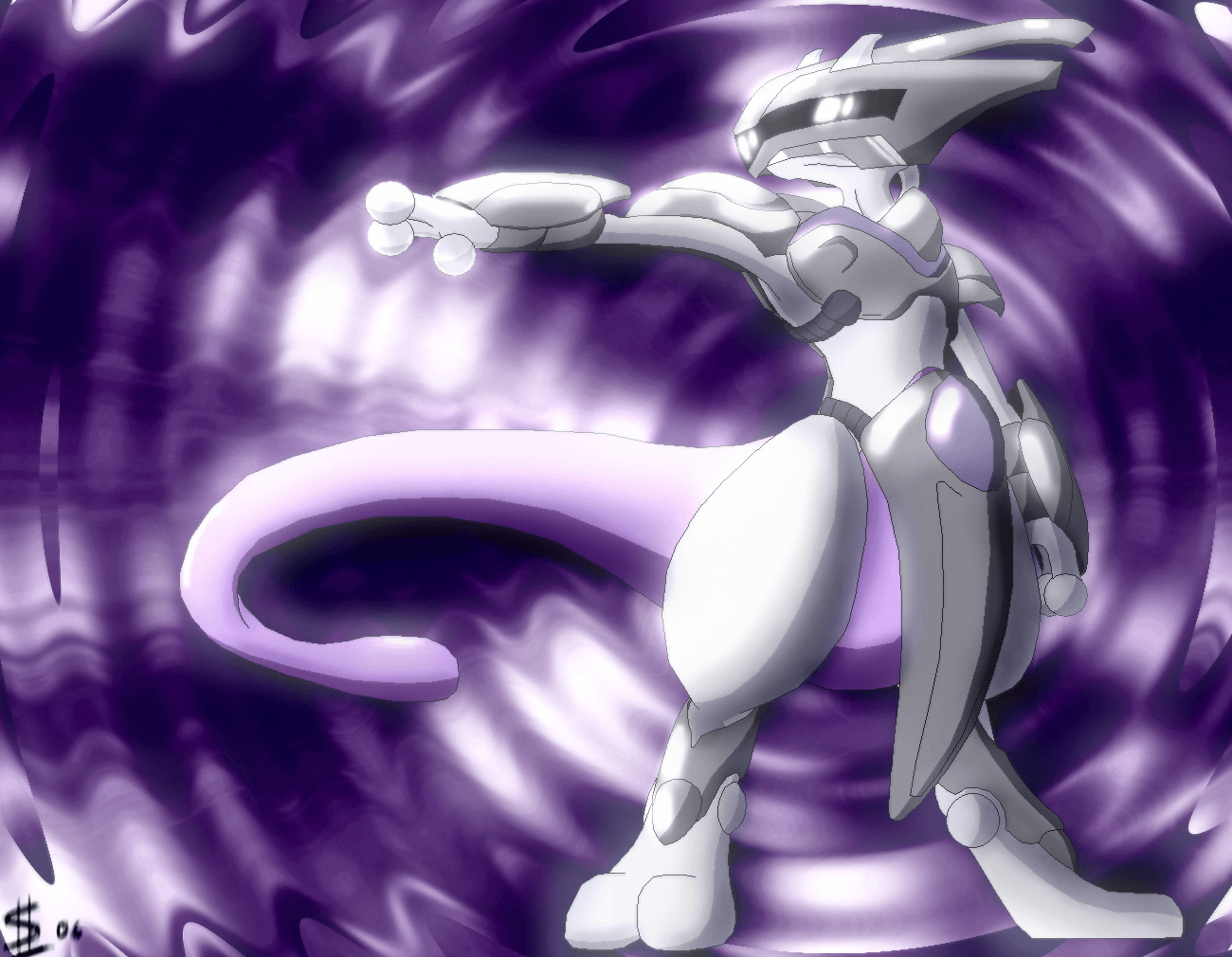 1300x1010 Mewtwo And Mew Wallpaper 36108, Desktop