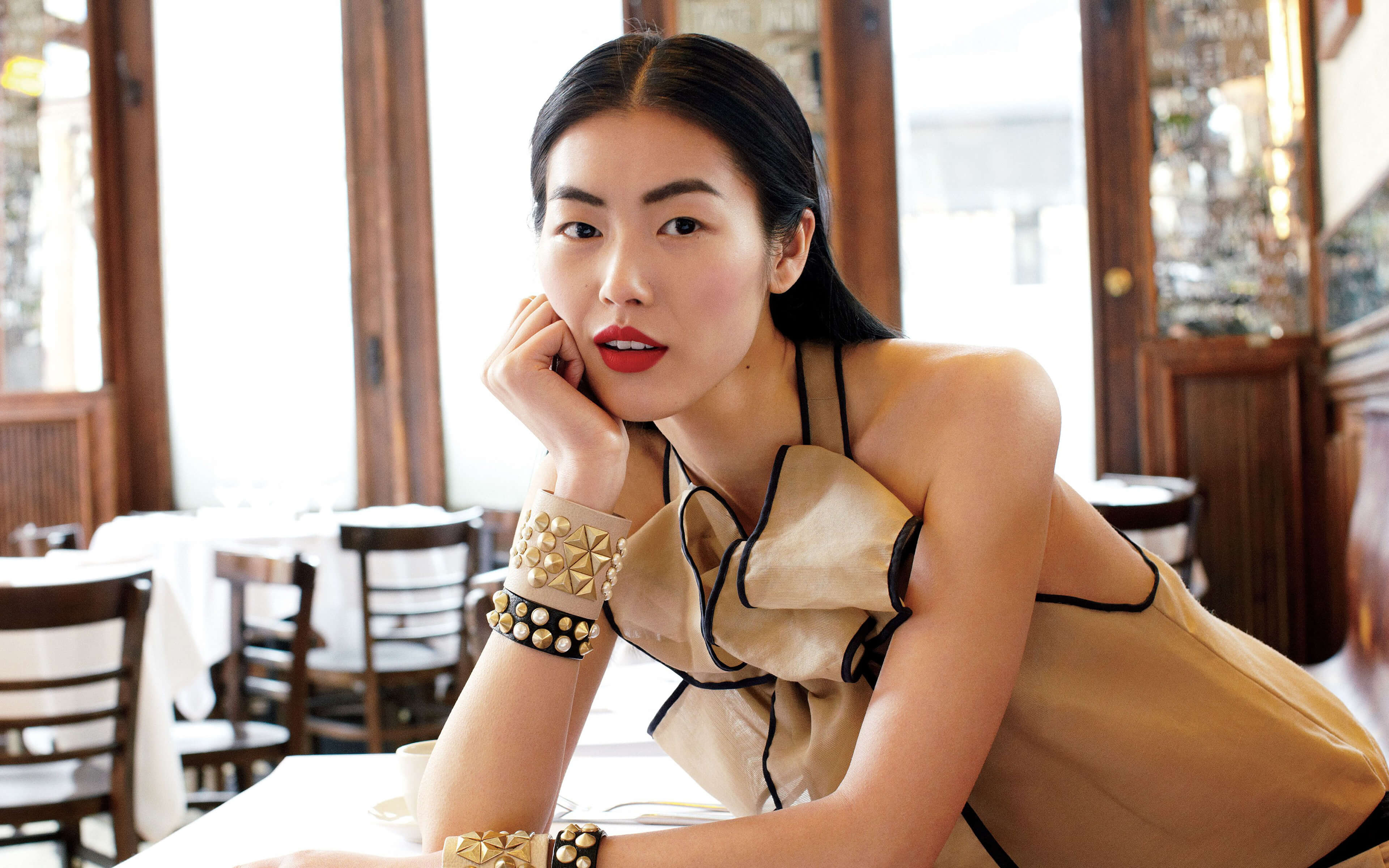 3840x2400 Liu Wen Makeup Background Wallpaper 66591 px, Desktop