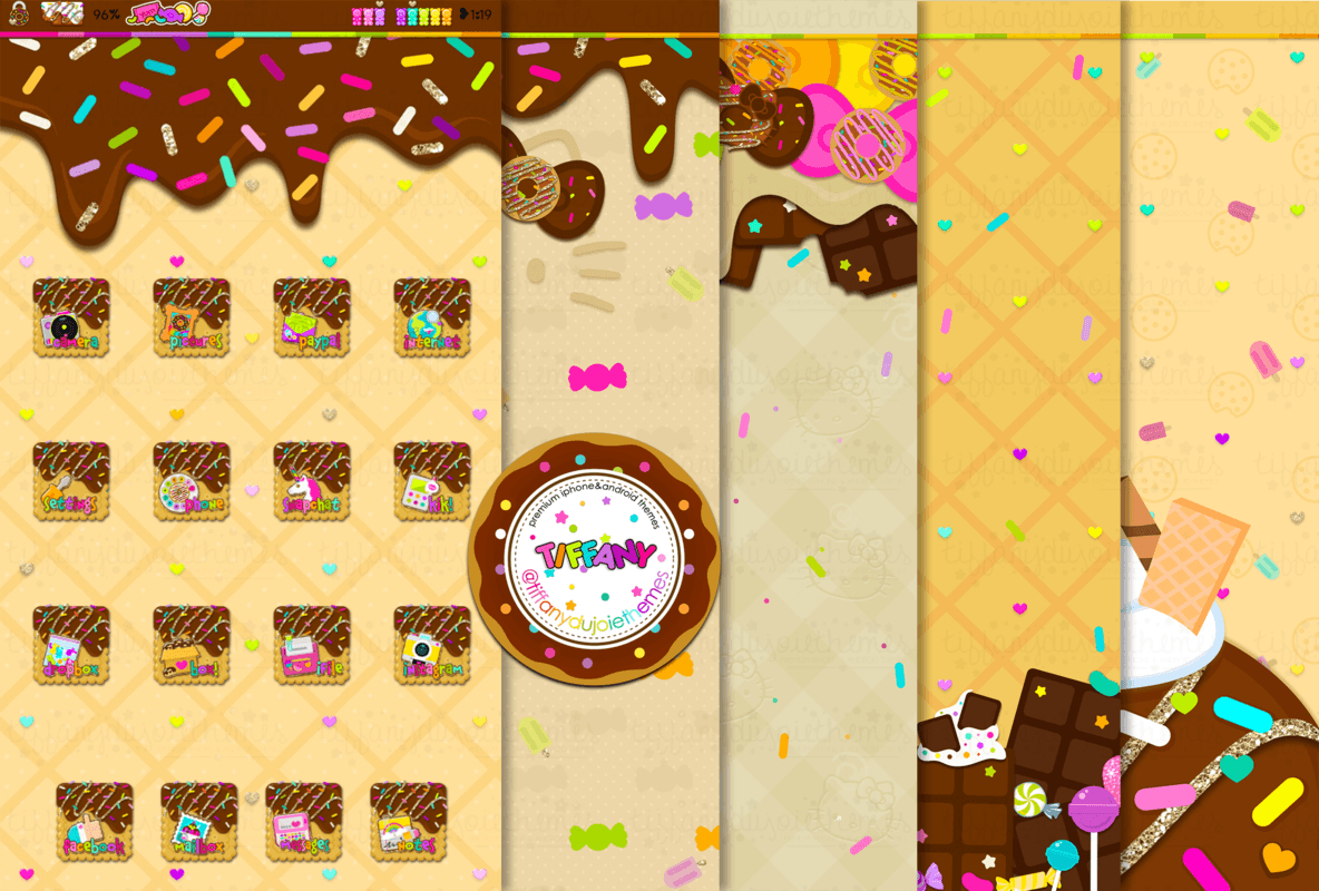 1190x800 tiffanydujoiethemes: Candyland iPhone Theme, Desktop