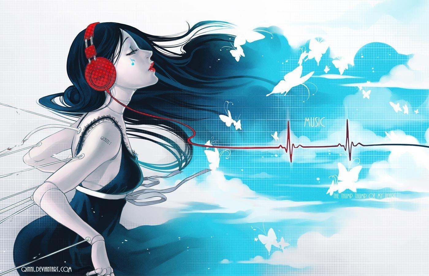 1400x900 Wallpaper, Music is My Life, Desktop