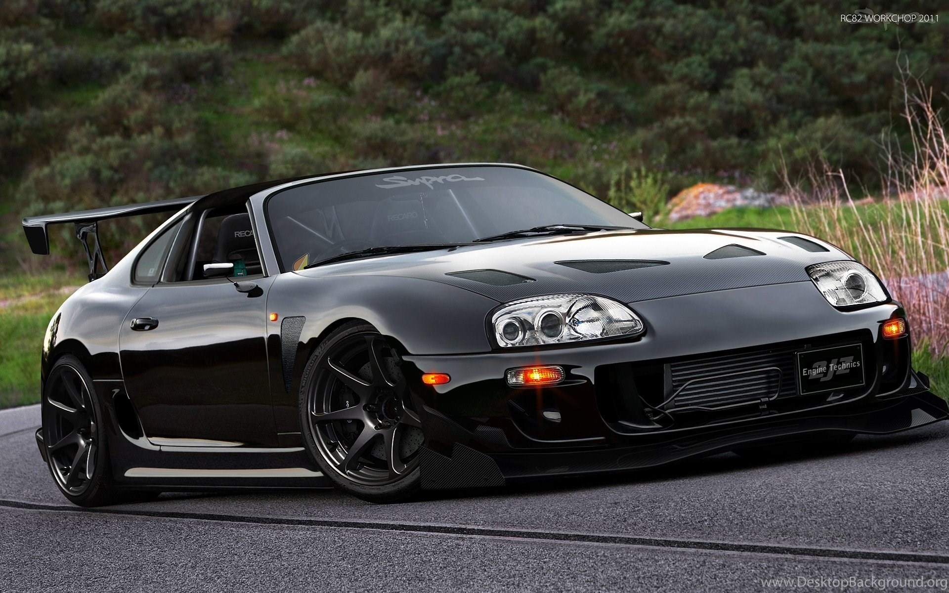 1920x1200 Awesome Black Racing Toyota Supra Wallpaper Wi Desktop Background, Desktop