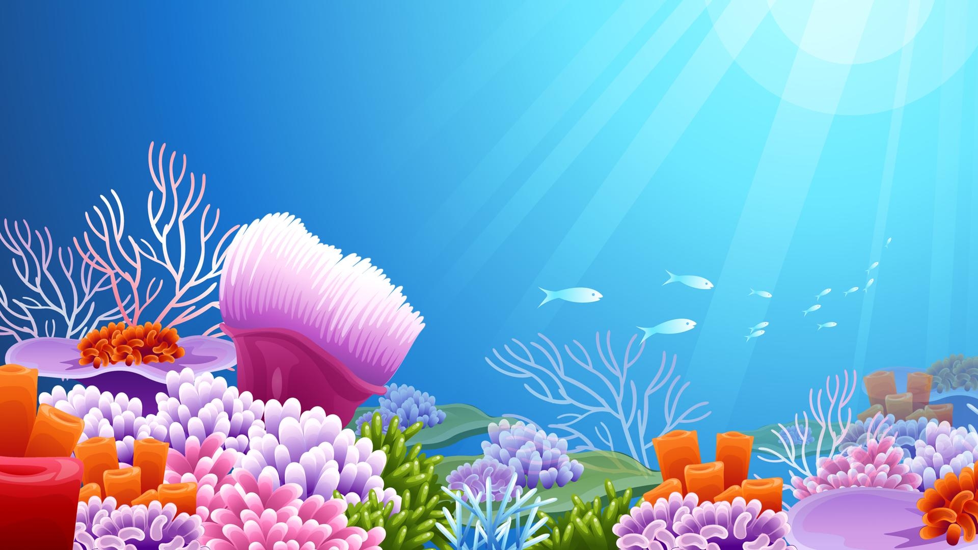 1920x1080 Under the Sea Computer Background. Computer Wallpaper, Beautiful Computer Wallpaper and Cute Computer Wallpaper, Desktop