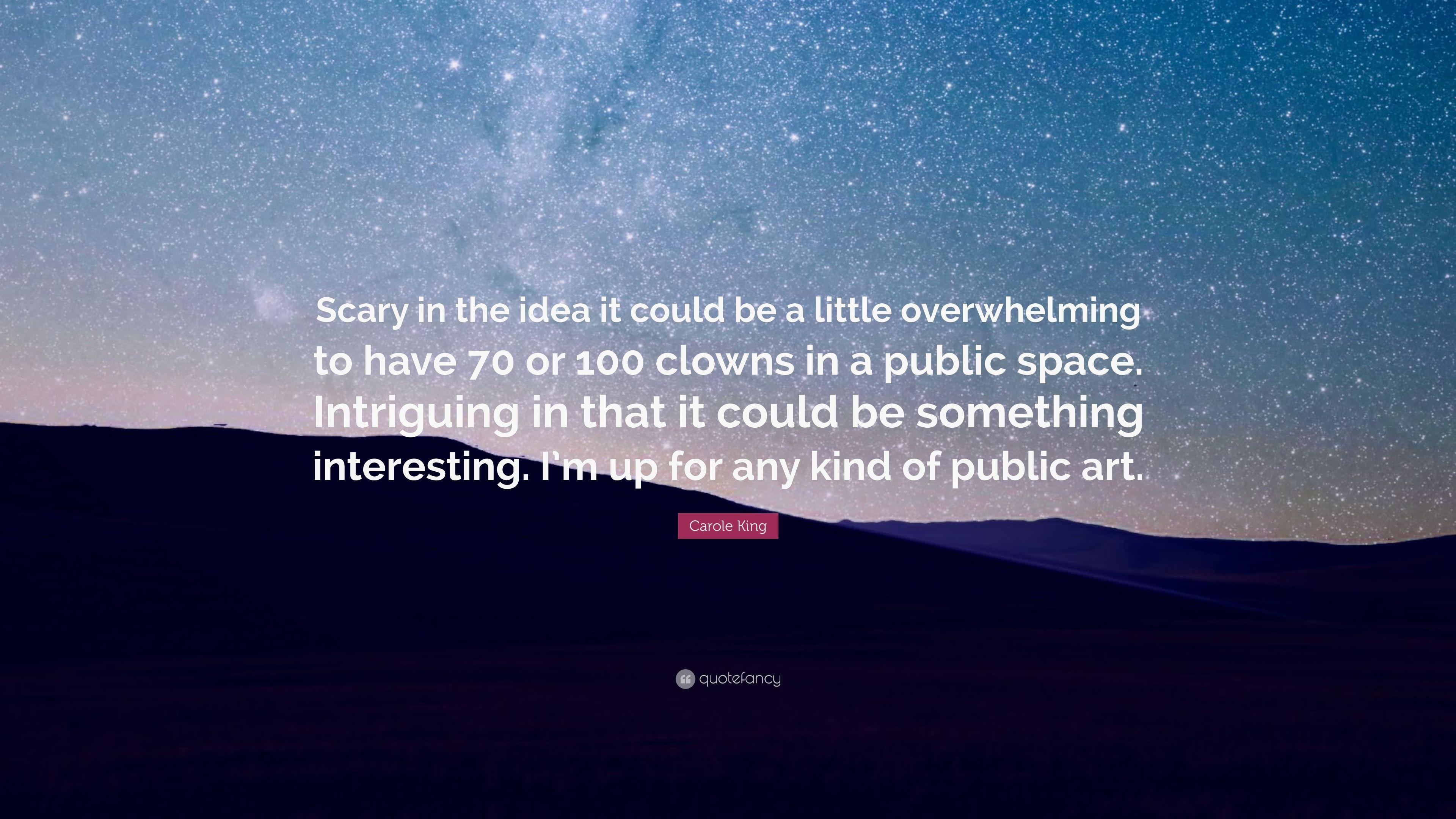 3840x2160 Carole King Quote: “Scary in the idea it could be a little, Desktop