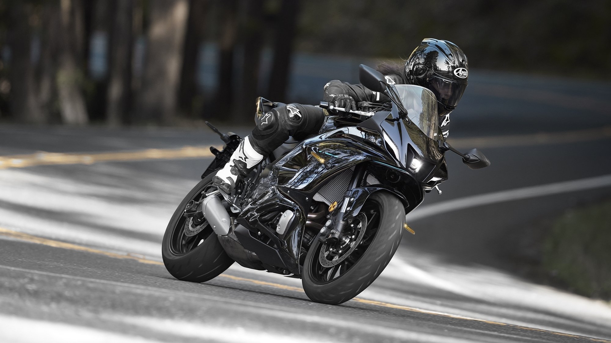 2000x1130 Yamaha YZF R7 HD Wallpaper Black. IAMABIKER Motorcycle!, Desktop