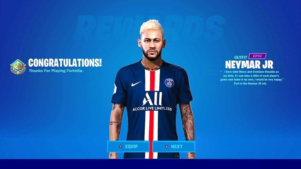 1280x720 Neymar Jr Fortnite Skin, Challenges in the fortnite season 6 battle pass, Desktop