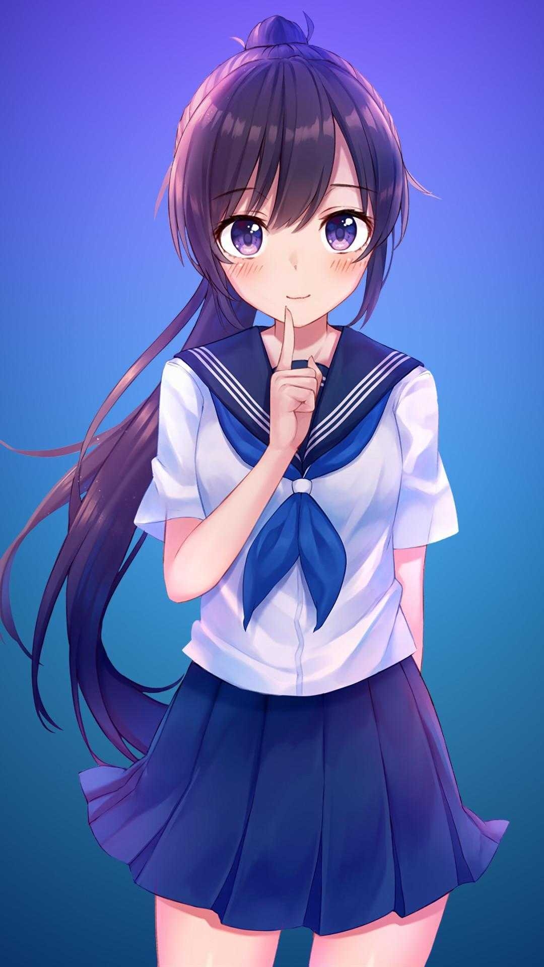 1080x1920 Anime Girl Wallpaper, Phone