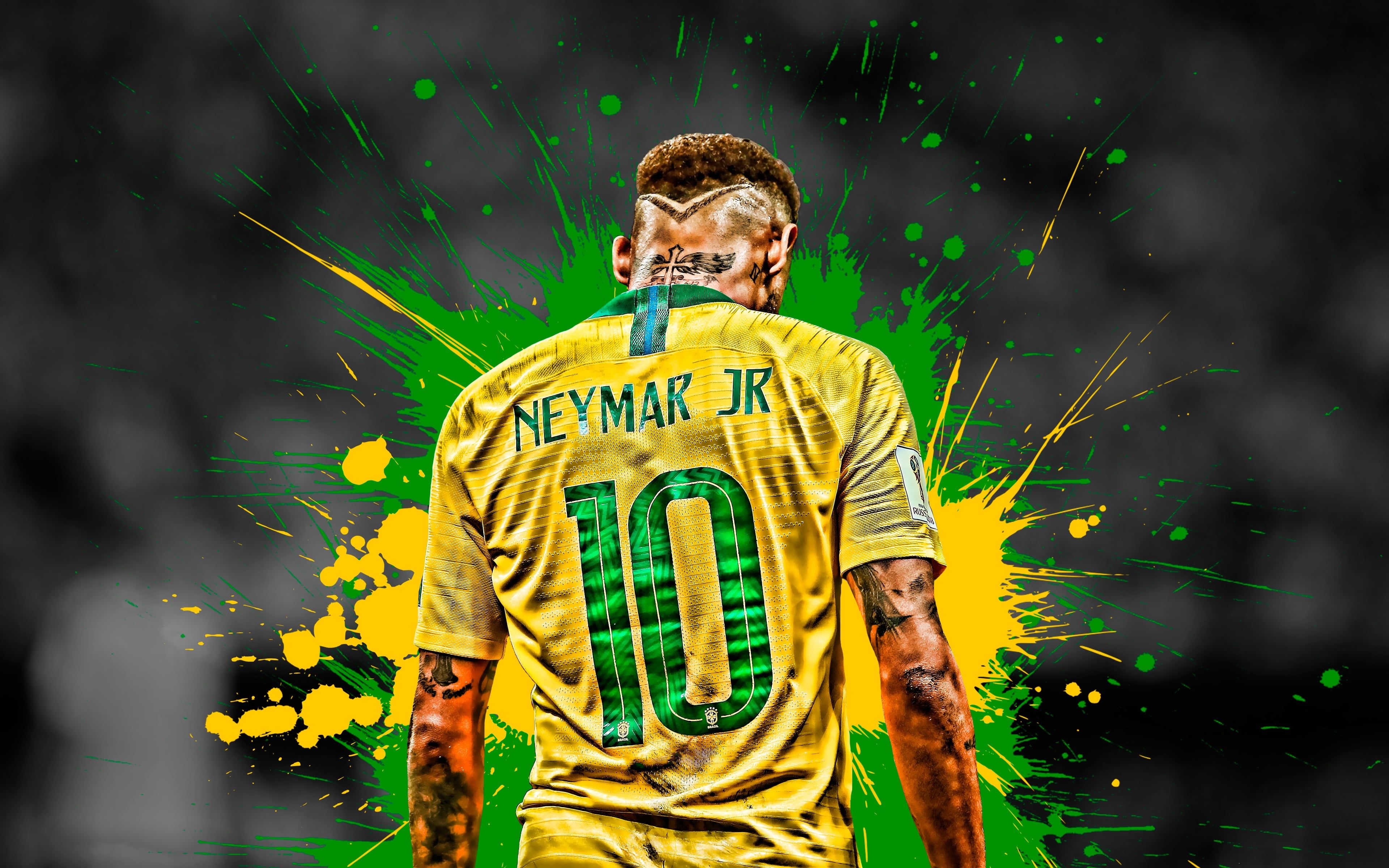 3840x2400 Soccer #Neymar #Brazilian #Footballer K #wallpaper #hdwallpaper #desktop. Neymar desenho, Neymar e messi, Neymar, Desktop