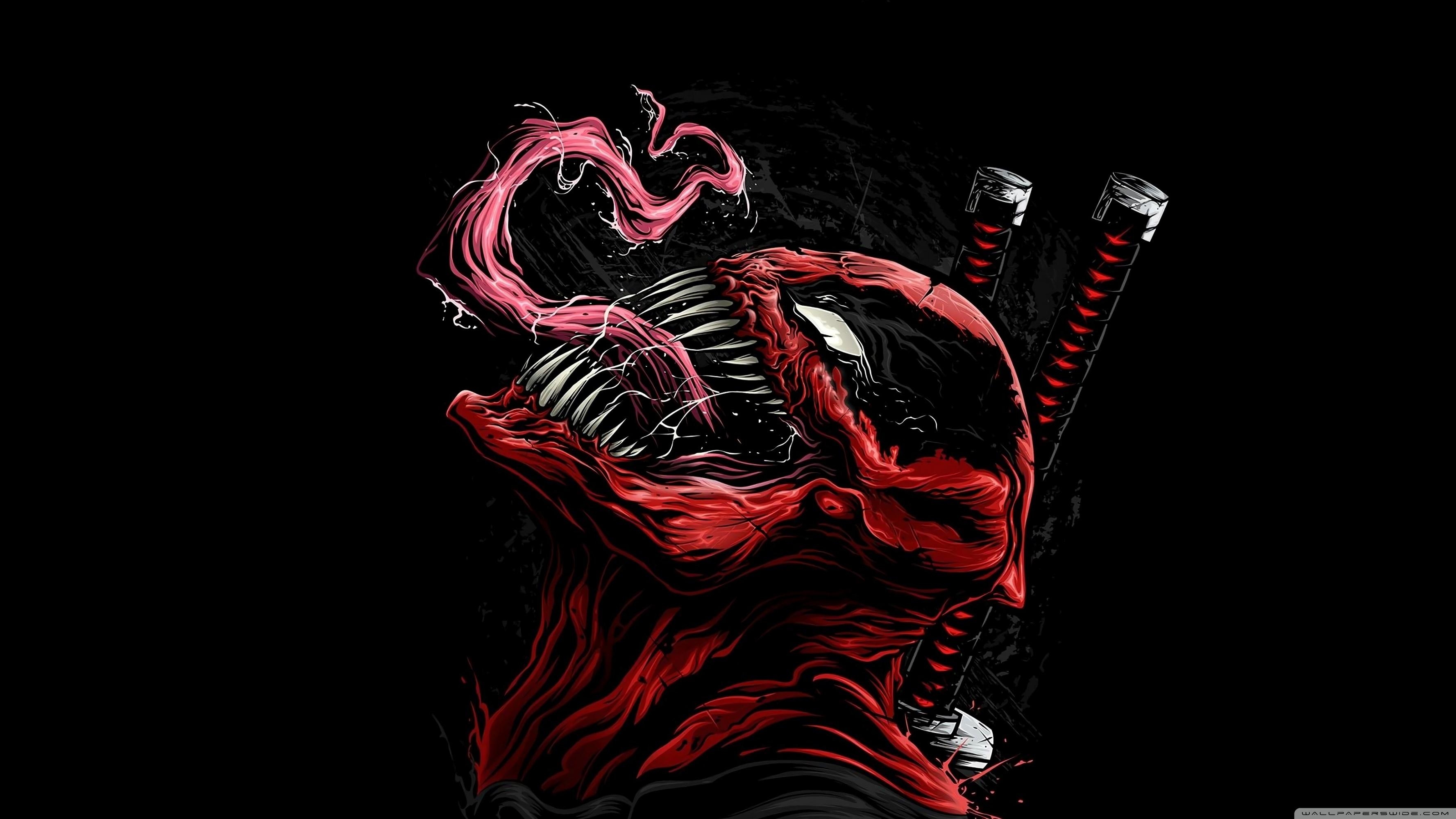 3560x2000 Deadpool Venom Illustration Artwork Comics Ultra HD Desktop Background Wallpaper for 4K UHD TV, Widescreen & UltraWide Desktop & Laptop, Multi Display, Dual Monitor, Tablet, Desktop