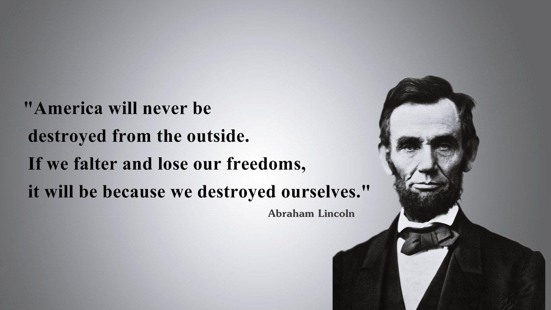 1920x1080 Abraham Lincoln Quotes Wallpaper HD Background, Image, Pics, Desktop