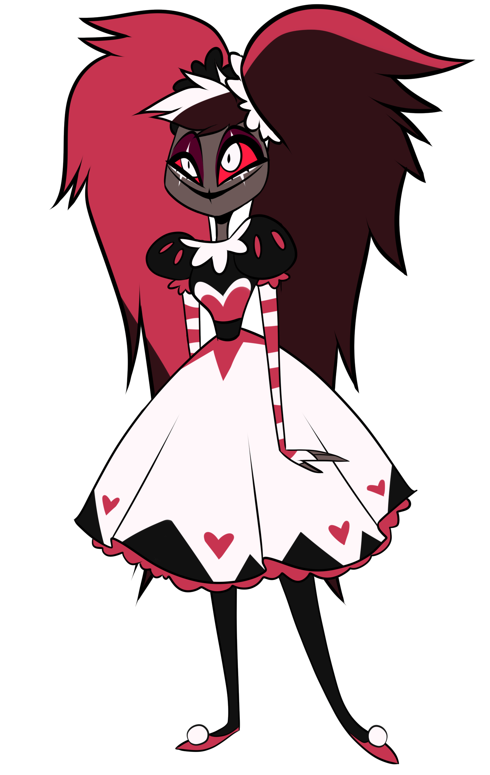 1580x2500 Vox, Valentino, And Velvet From Hazbin Hotel Topic, Phone