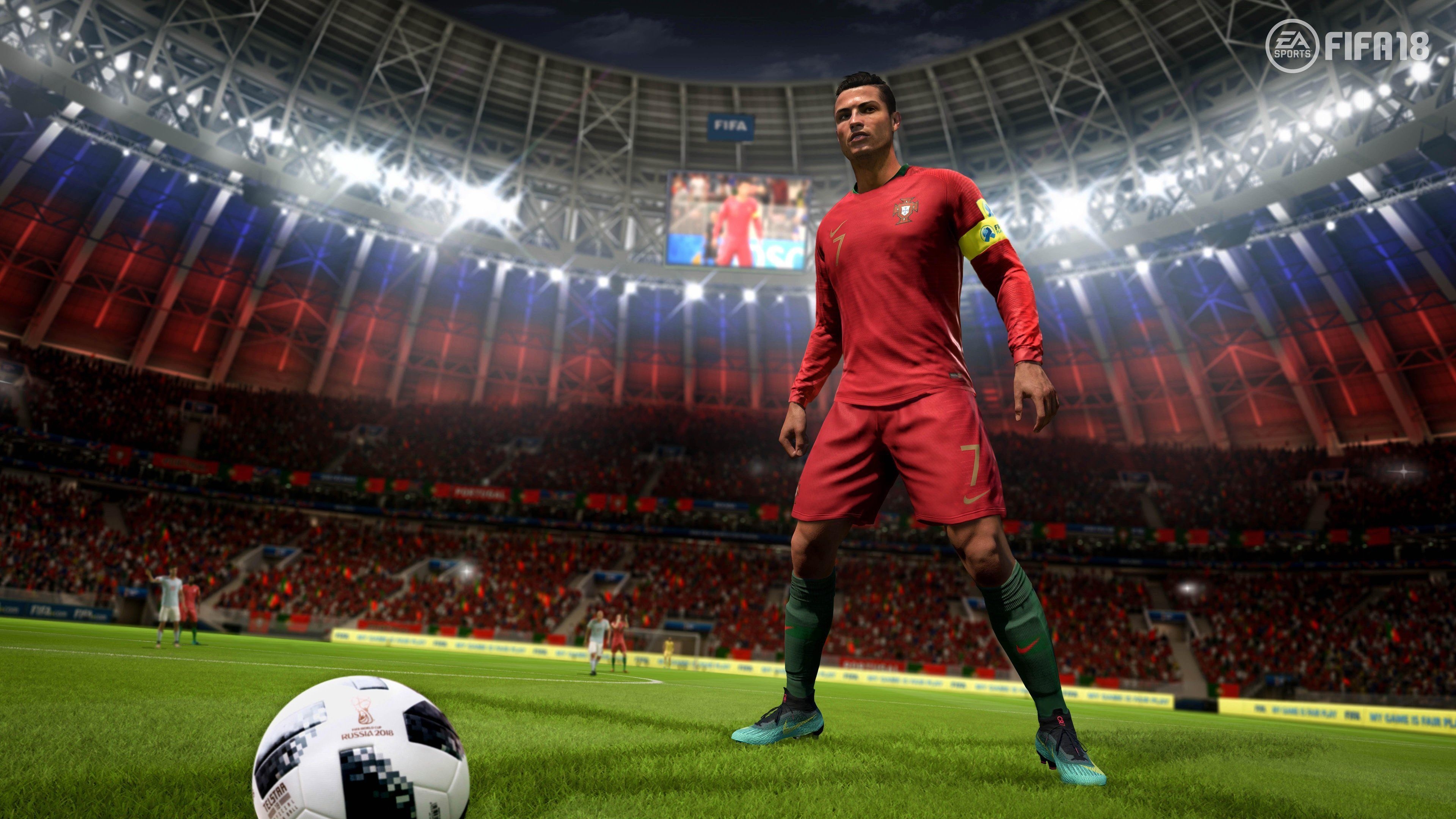 3840x2160 Ronaldo Fifa 18 4k Sports Wallpaper, Hd Wallpaper, Games Wallpaper, Football Wallpaper, Fifa 18 Wallpaper, Christiano Ronaldo Wallpa. Fifa, Soccer, World Cup, Desktop