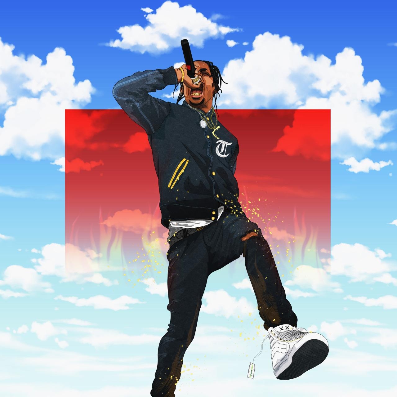 1280x1280 TRAVI$ SCOTT. RAP HIP HOP. Travis Scott, Dope Art, Phone