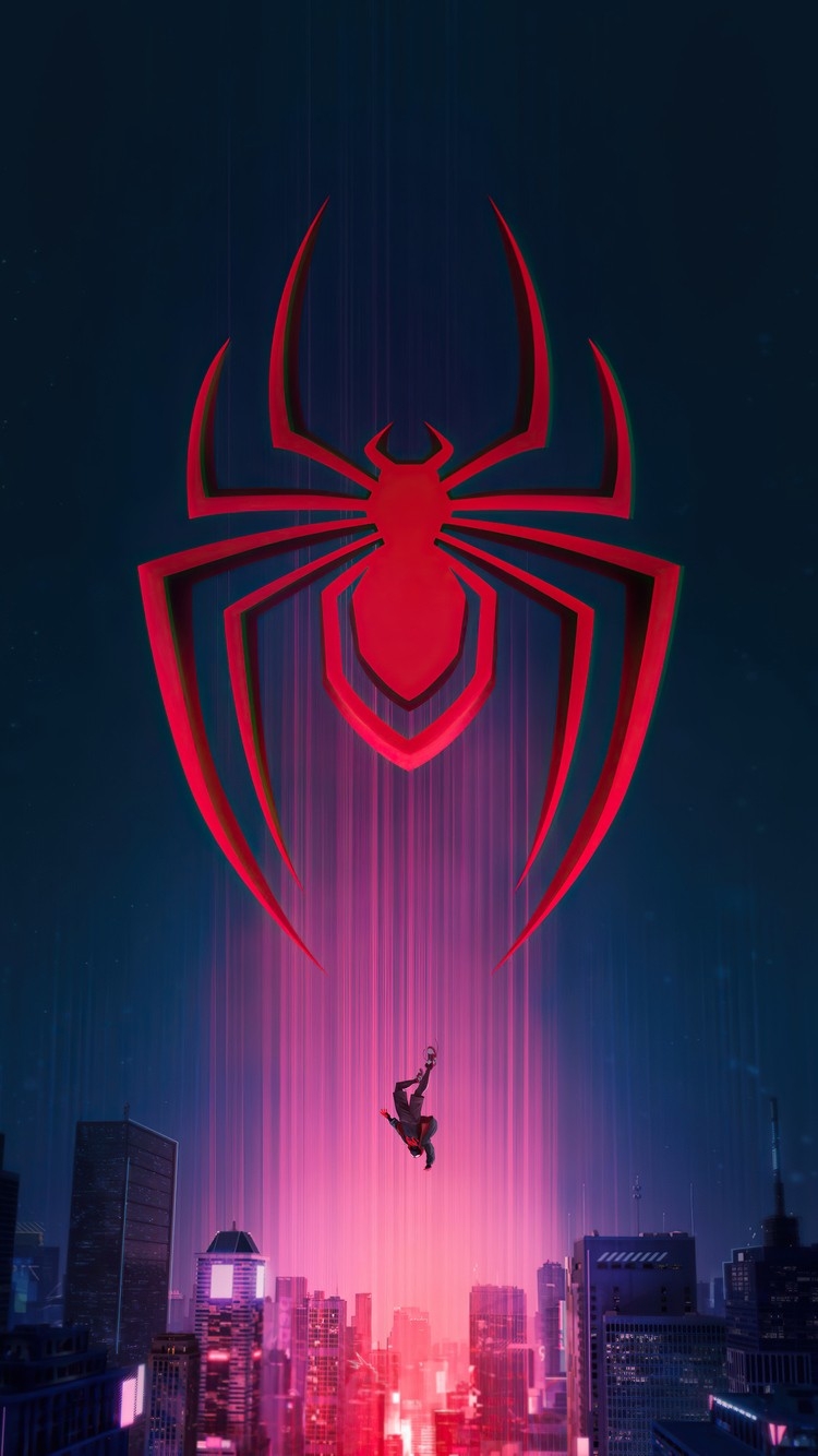 750x1340 Miles Morales Wallpaper, Phone