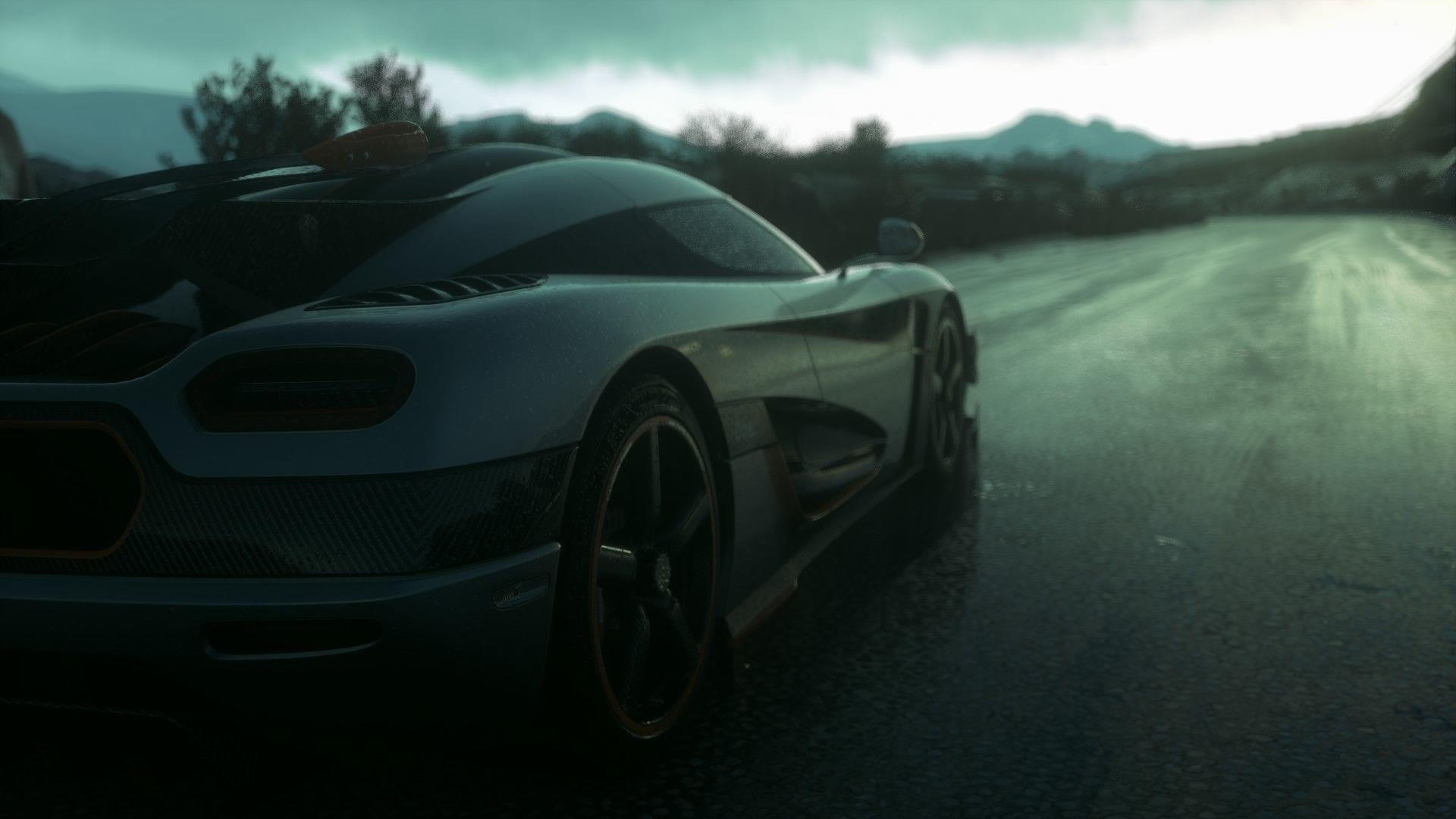 1920x1080 driveclub car rain koenigsegg koenigsegg one1 wallpaper and background, Desktop