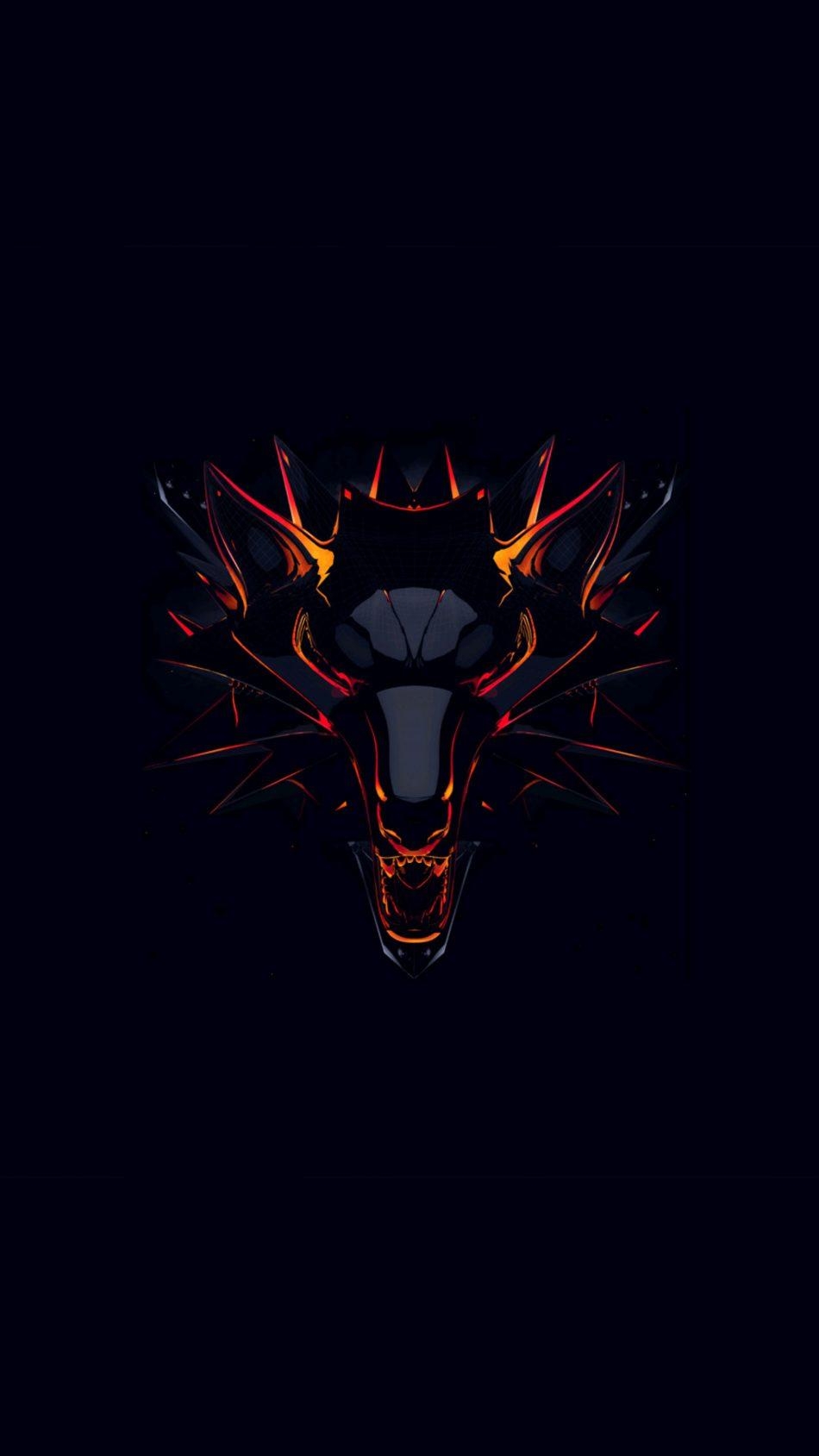 950x1690 Witcher Dark Background Minimal 4k Ultra HD Mobile Dark, Phone