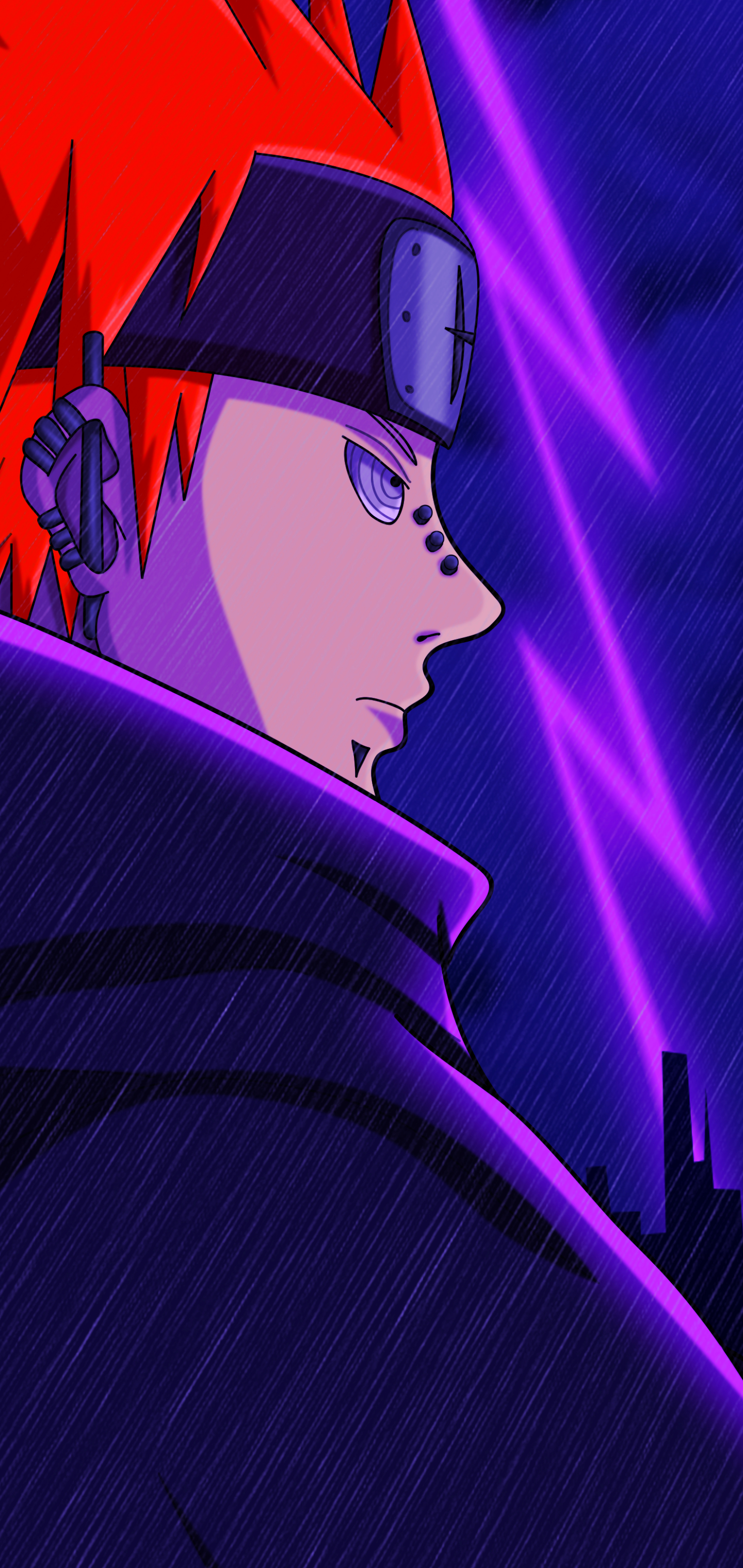 1440x3040 Pain (Naruto) Wallpaper, Phone