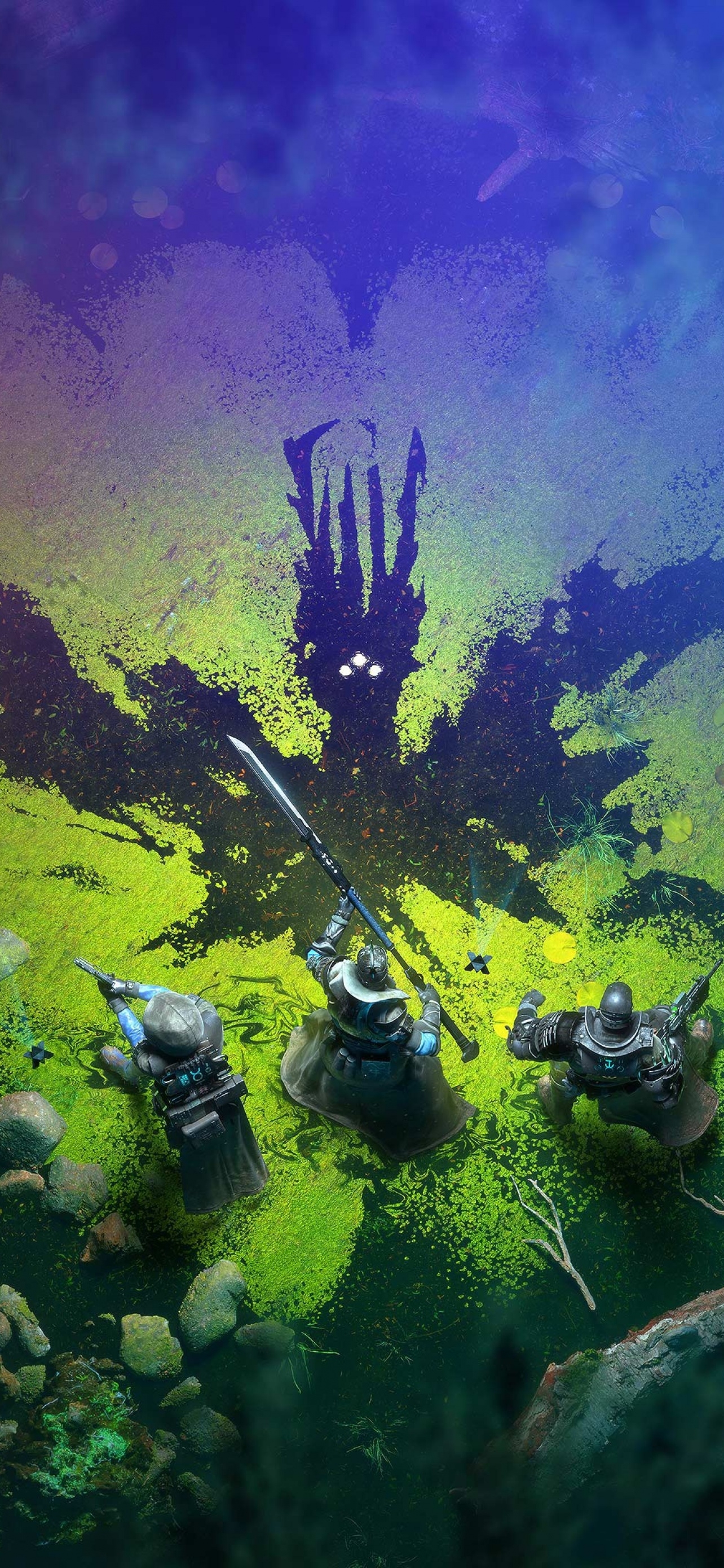 1290x2780 Destiny 2: The Witch Queen Wallpaper 4K, Deluxe Edition, Titan, Hunter, Warlock, Games, Phone