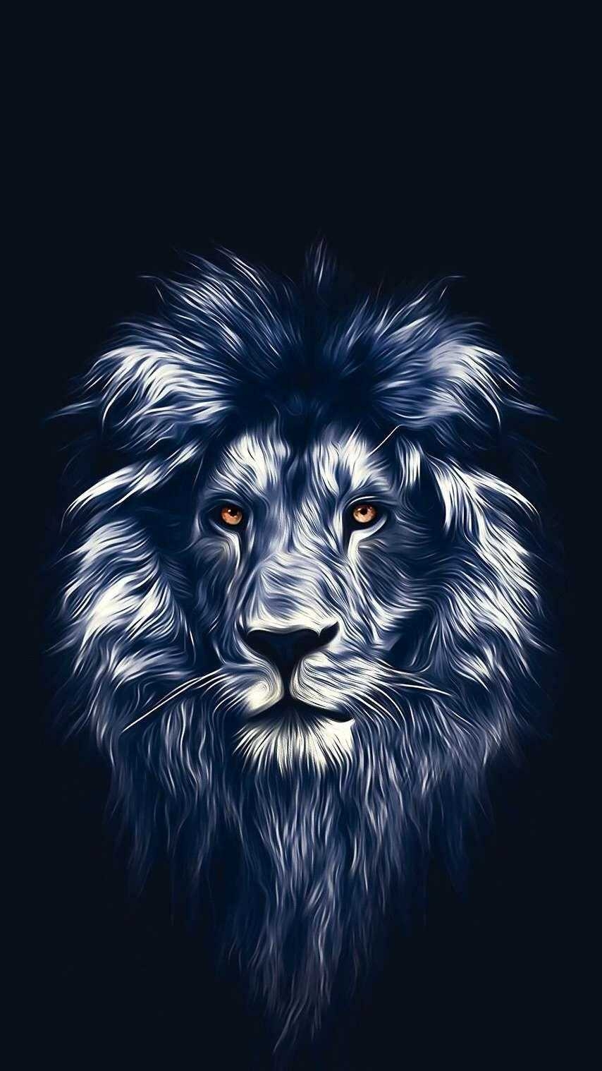 860x1520 Lion Wallpaper, Phone