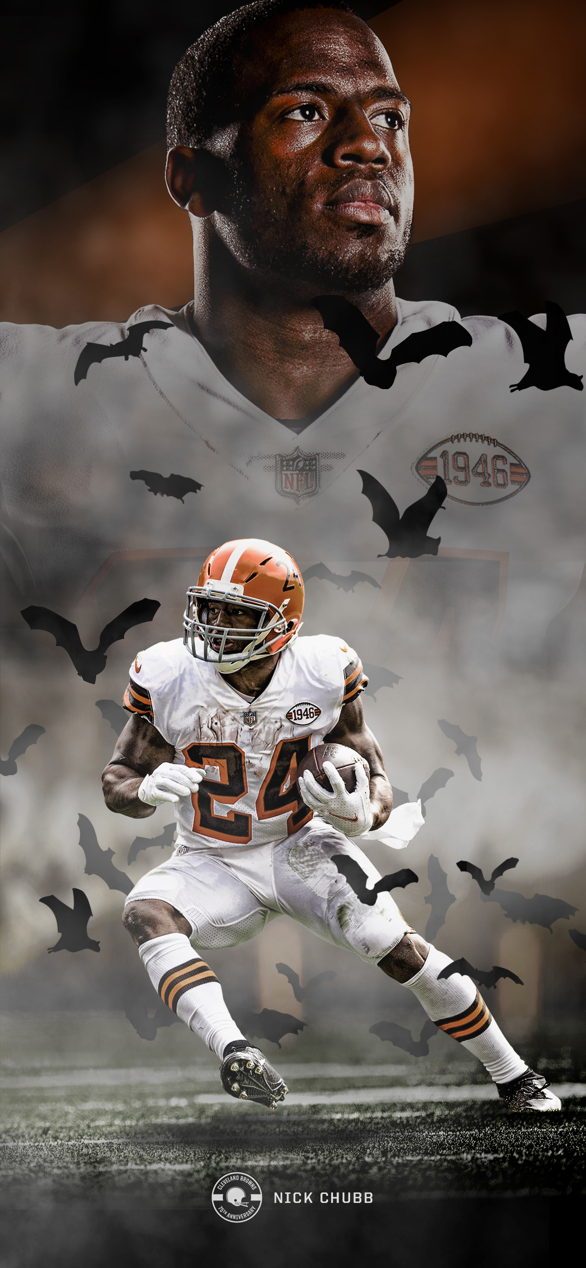 1170x2540 Cleveland Browns the whole, Phone