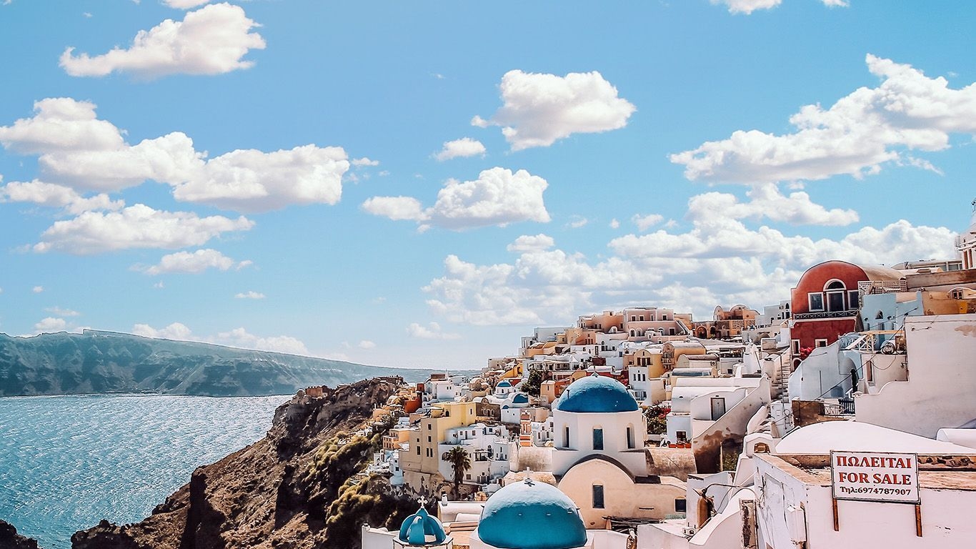 1370x770 Greece Aesthetic Laptop Wallpaper Free Greece Aesthetic Laptop Background, Desktop