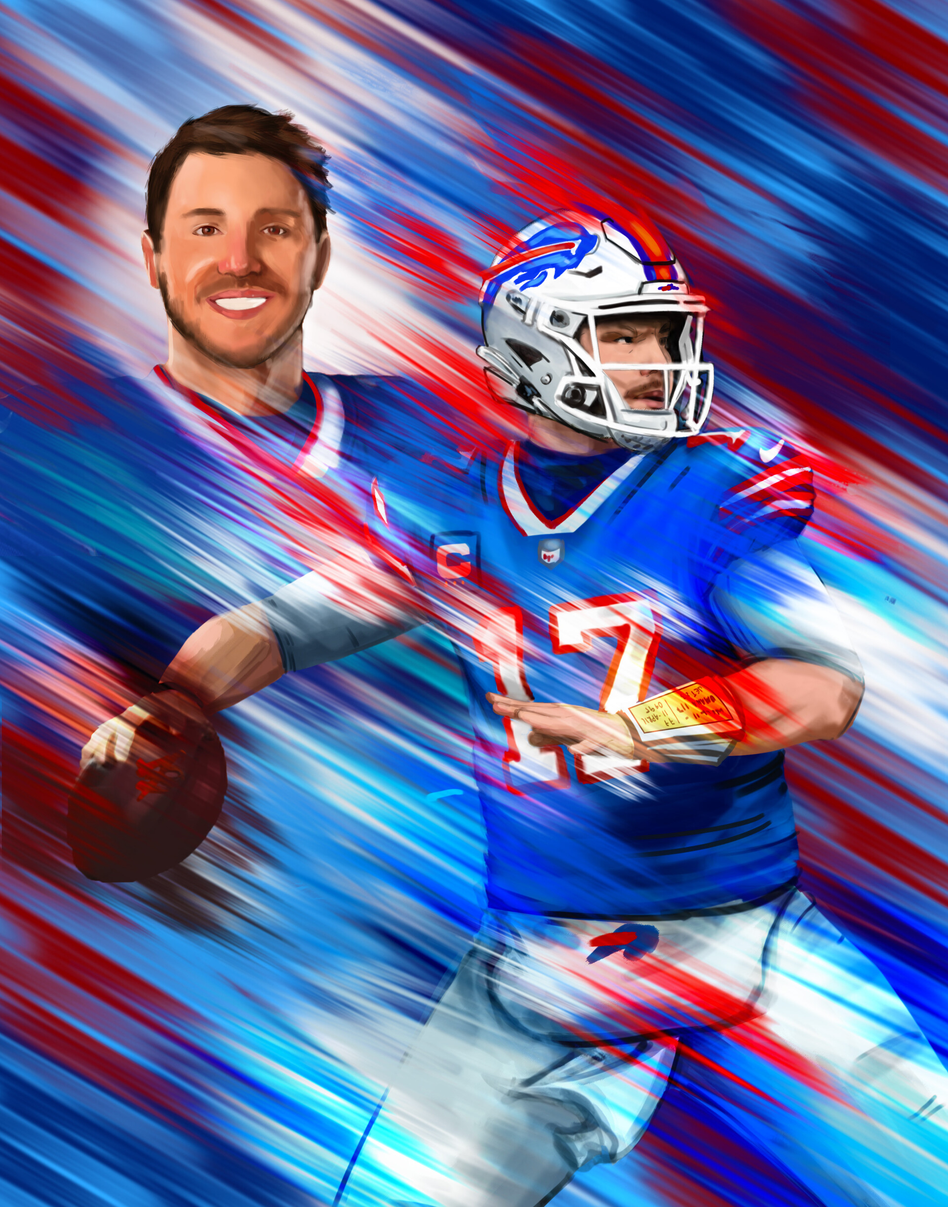 1920x2450 Josh Allen Portrait, Phone