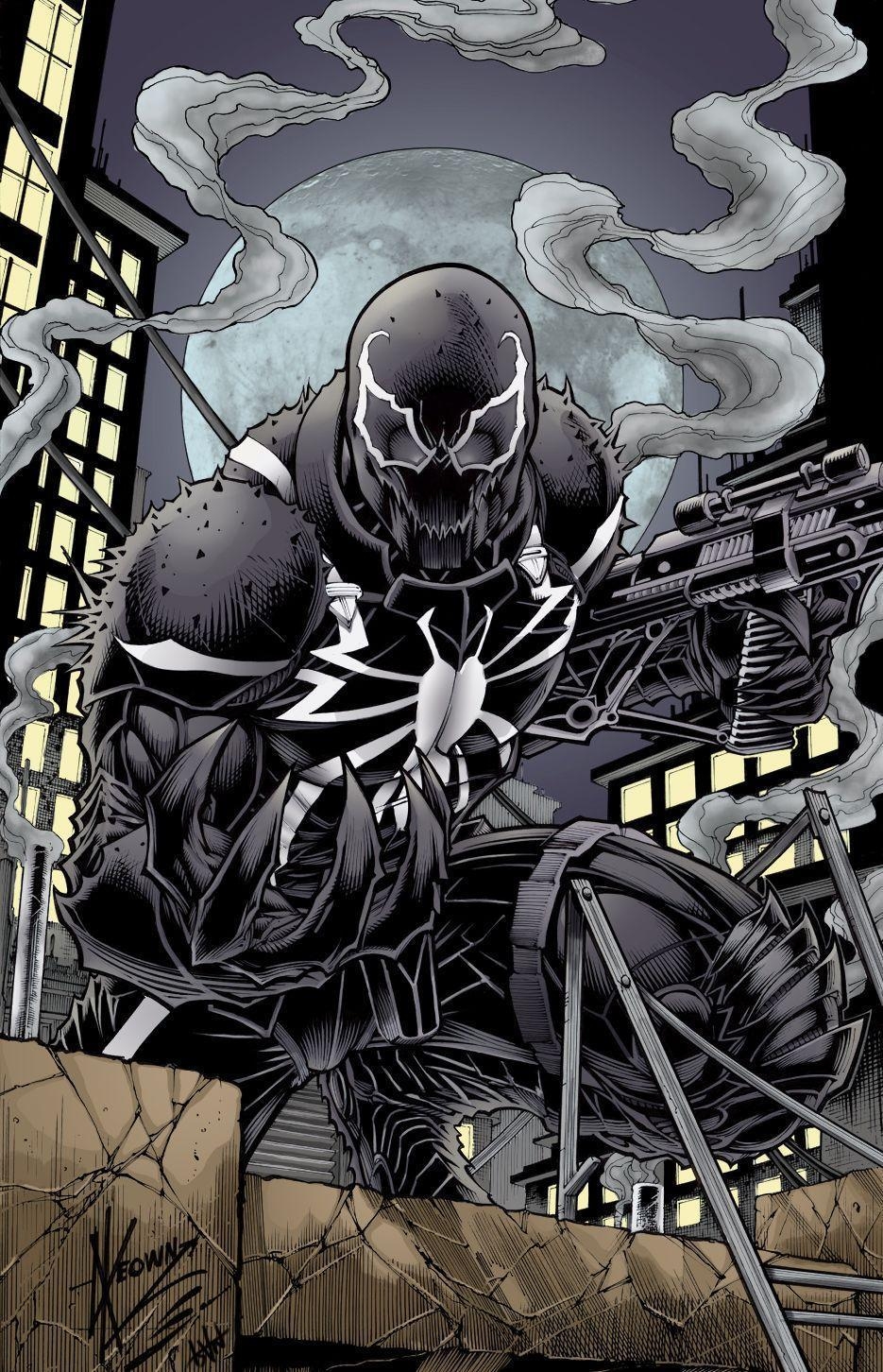 940x1460 Agent Venom Comic Wallpaper, Phone