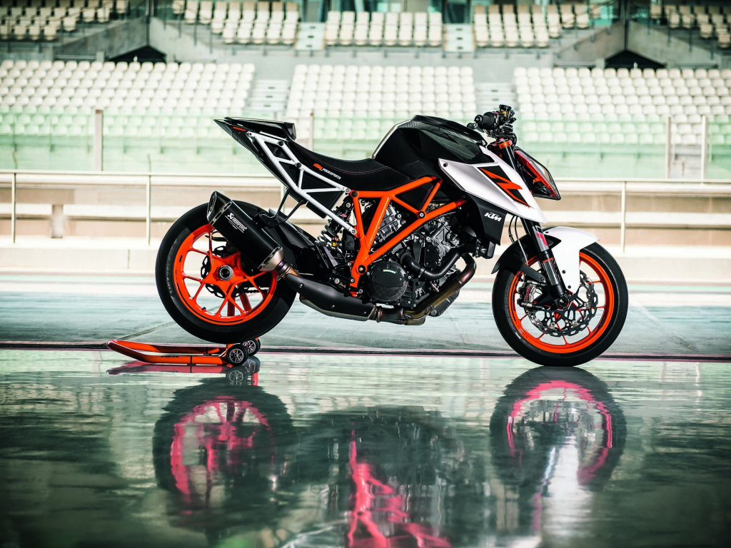 1030x770 Superbike, ktm 1290 super duke r, reflections wallpaper, HD image, picture, background, 7585d2, Desktop