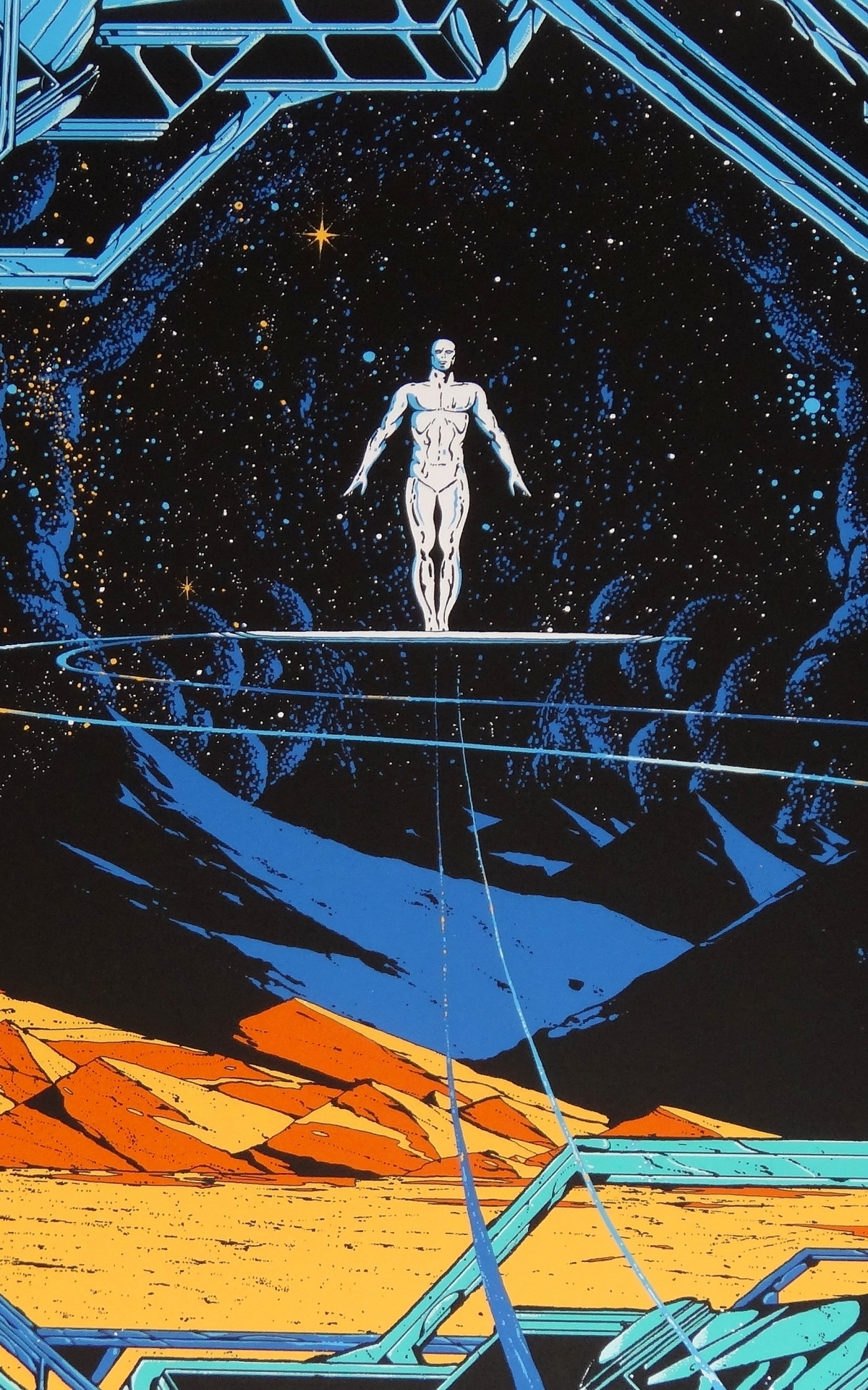 1200x1920 Silver Surfer Phone Wallpaper, Phone