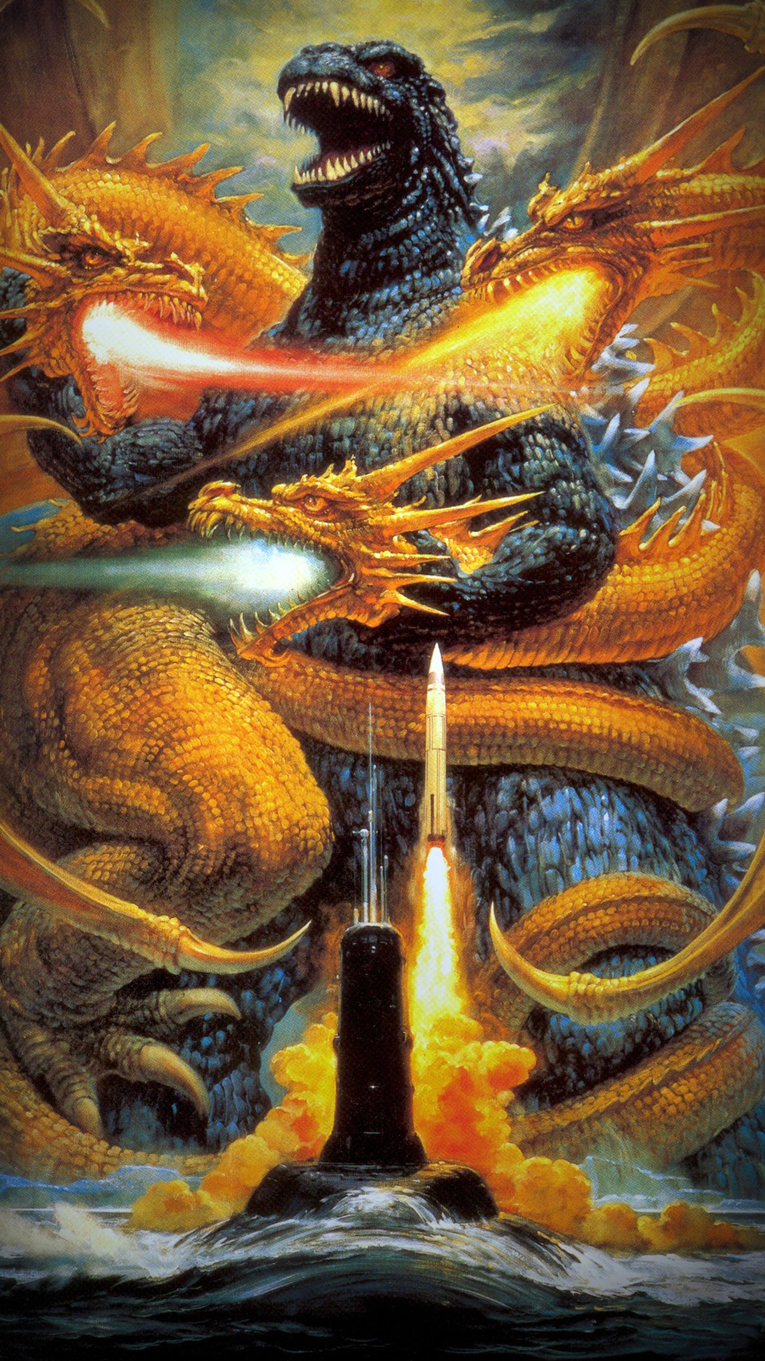 1540x2740 Free download Godzilla vs King Ghidorah 1991 Phone Wallpaper Moviemania [] for your Desktop, Mobile & Tablet. Explore Ghidorah Wallpaper, Phone