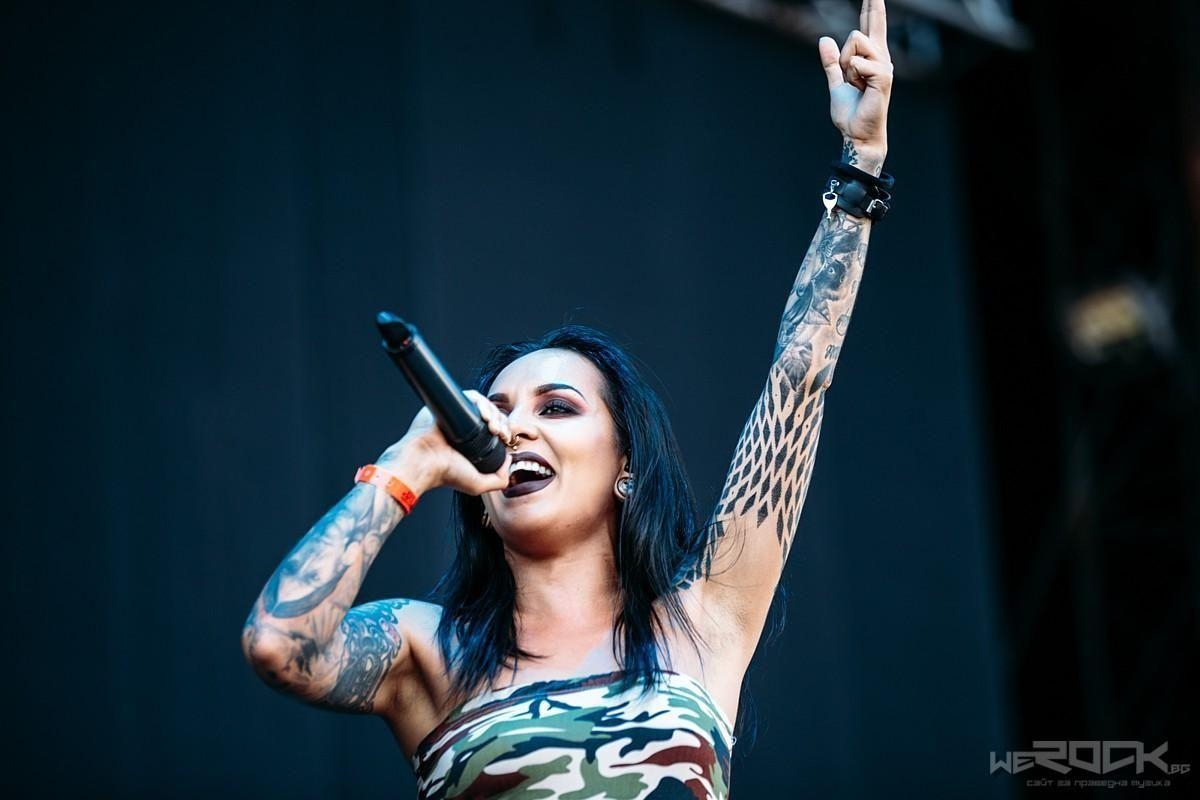 1200x800 Tatiana Shmayluk (Jinjer band). Celebrity Armpit Clamshells, Desktop