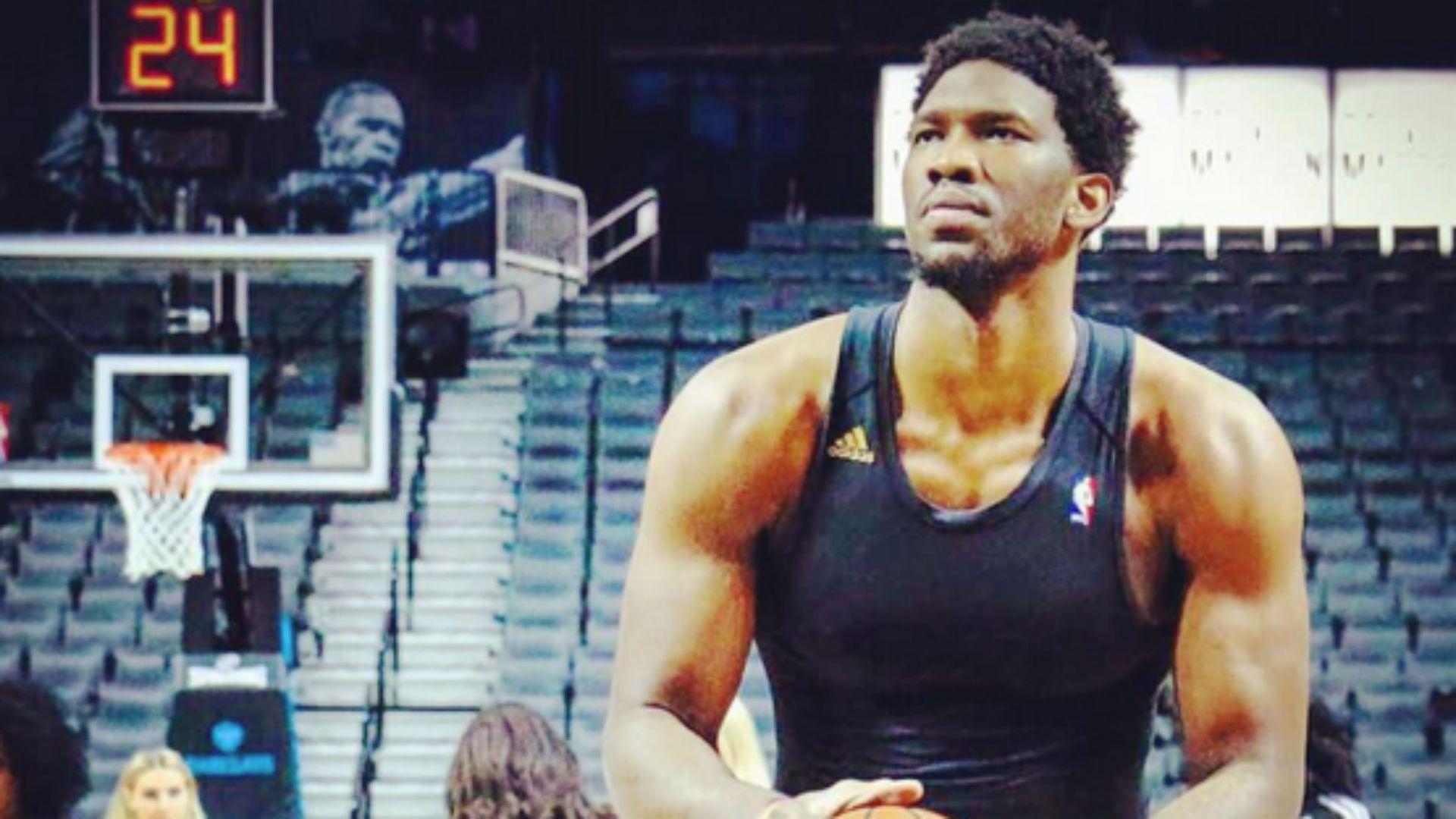 1920x1080 Joel Embiid definitely doesn't weigh 300 pounds anymore. NBA, Desktop