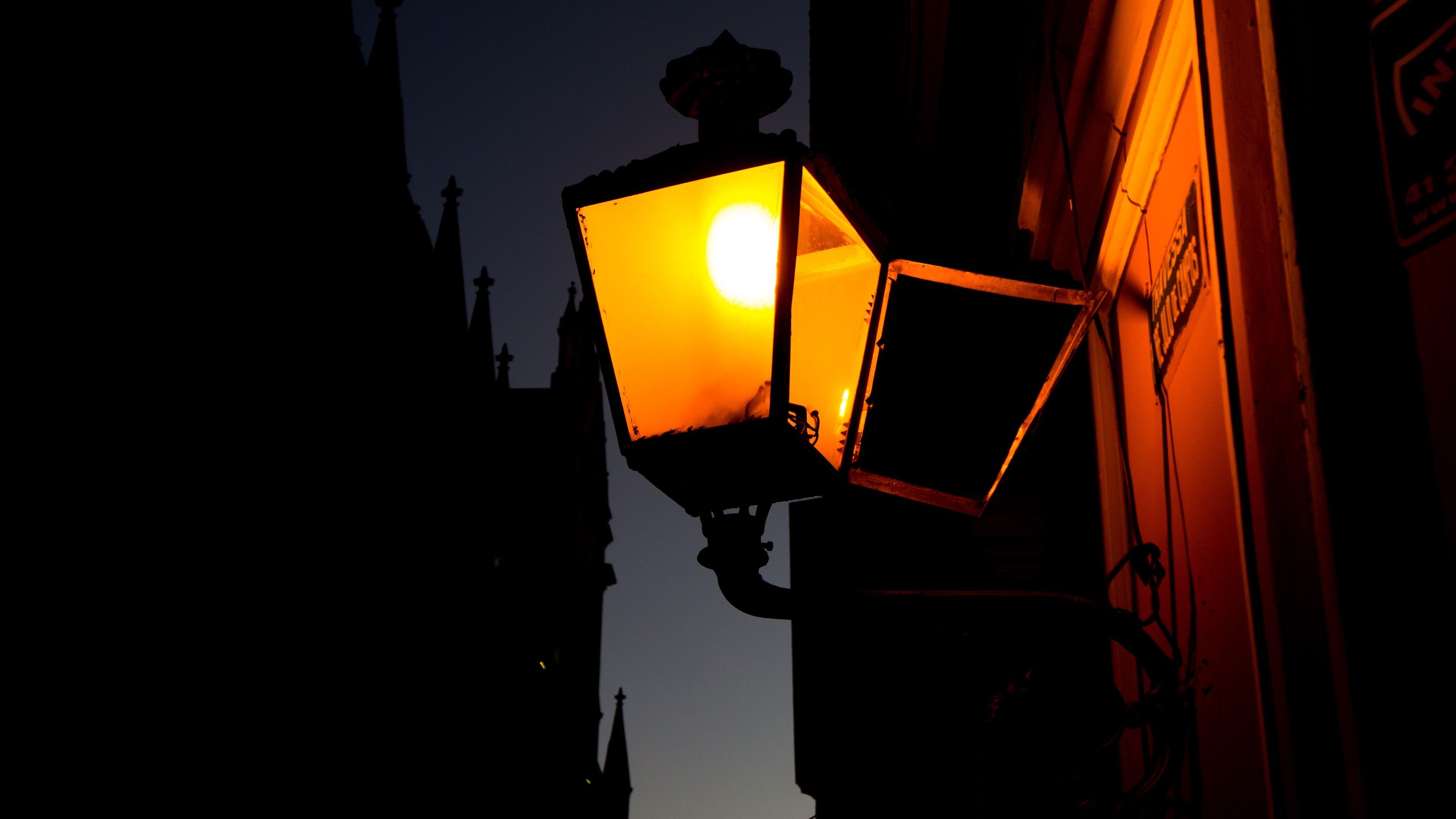 3840x2160 Wallpaper Brazil, street lamp, night  UHD 4K Picture, Image, Desktop