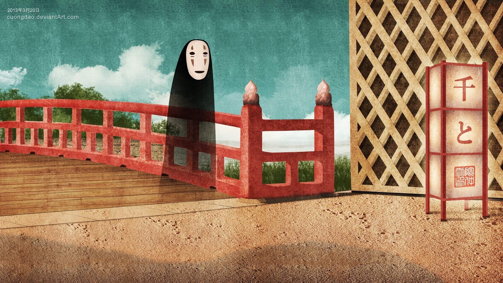 1920x1080 Spirited Away no face Studio Ghibli anime Chihiro wallpaperx1080, Desktop