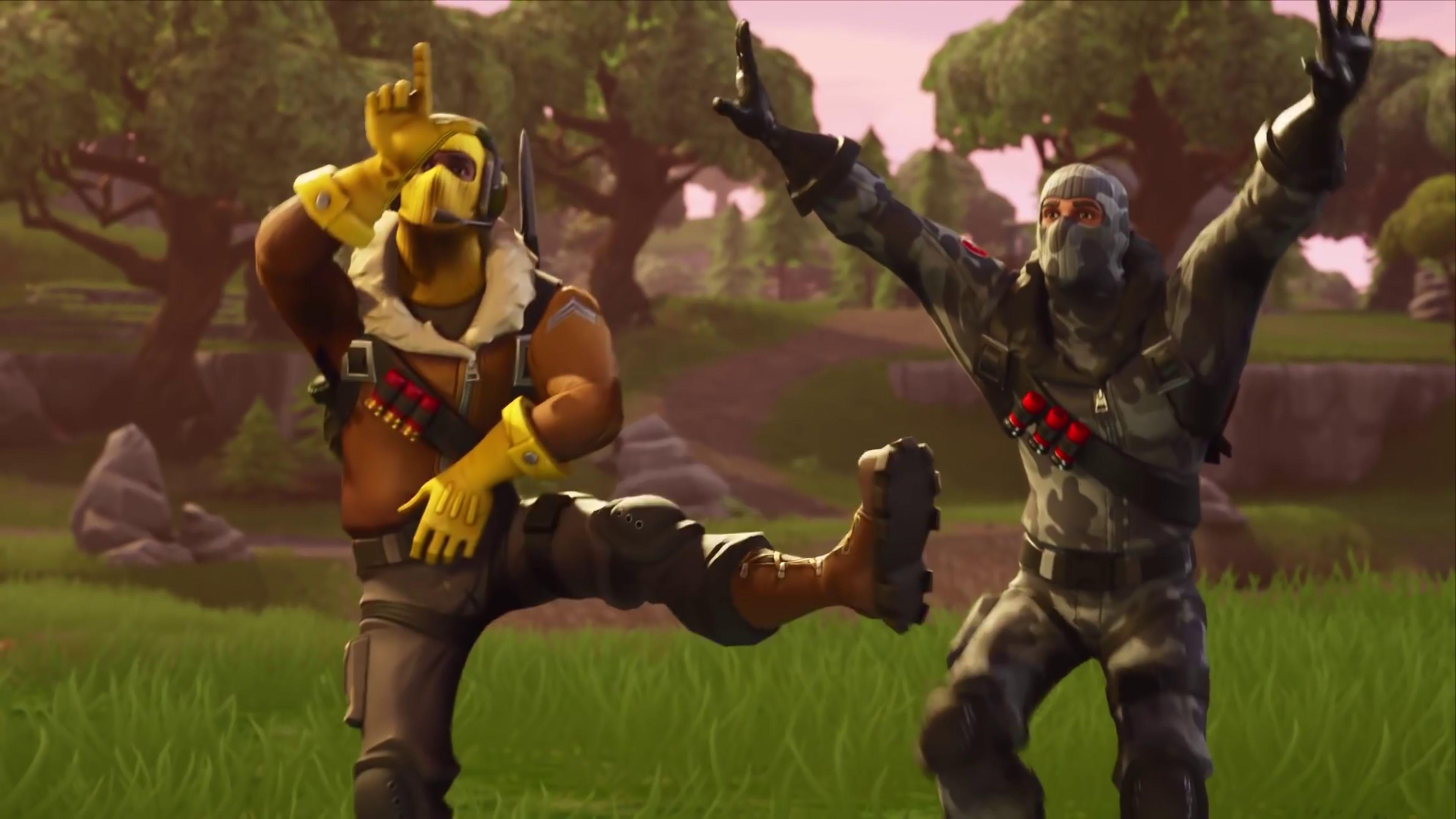 3840x2160 Fortnite Battle Royale, Raptor, Havoc, Dancing, Video Game, Desktop