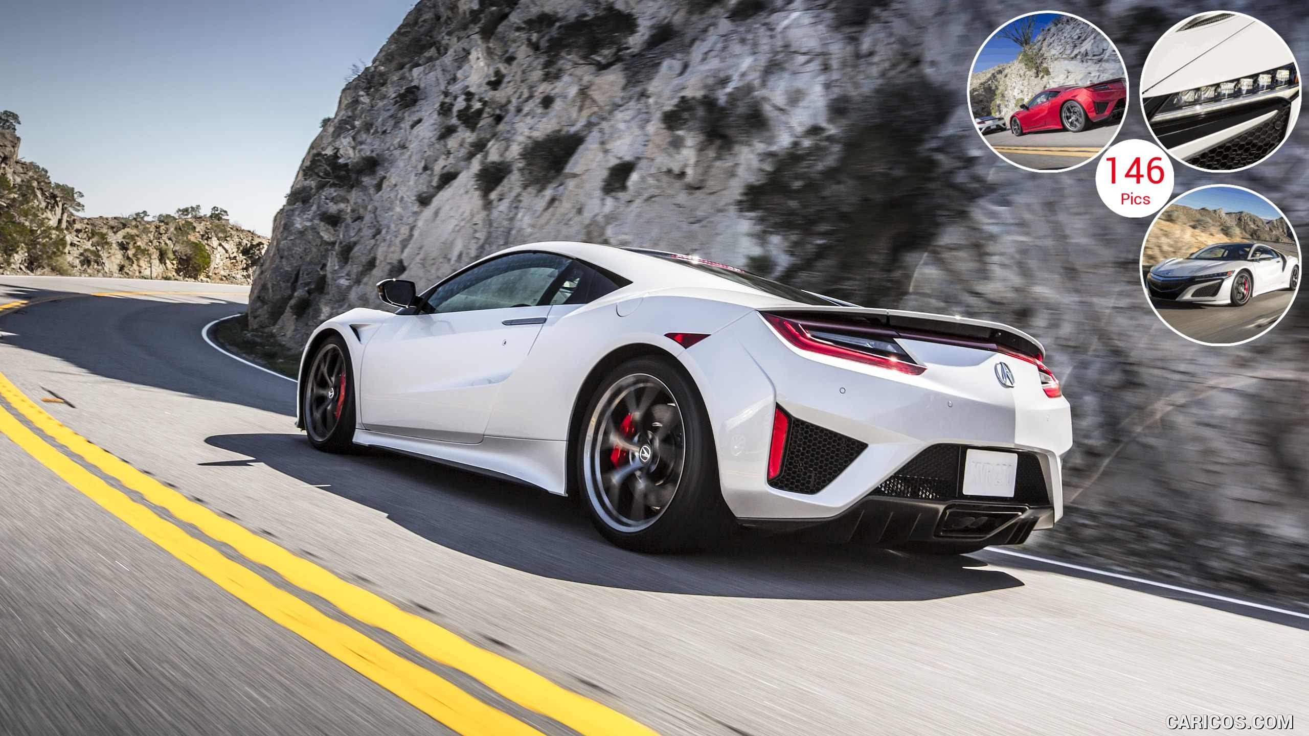 2560x1440 Acura NSX White. HD Wallpaper, Desktop