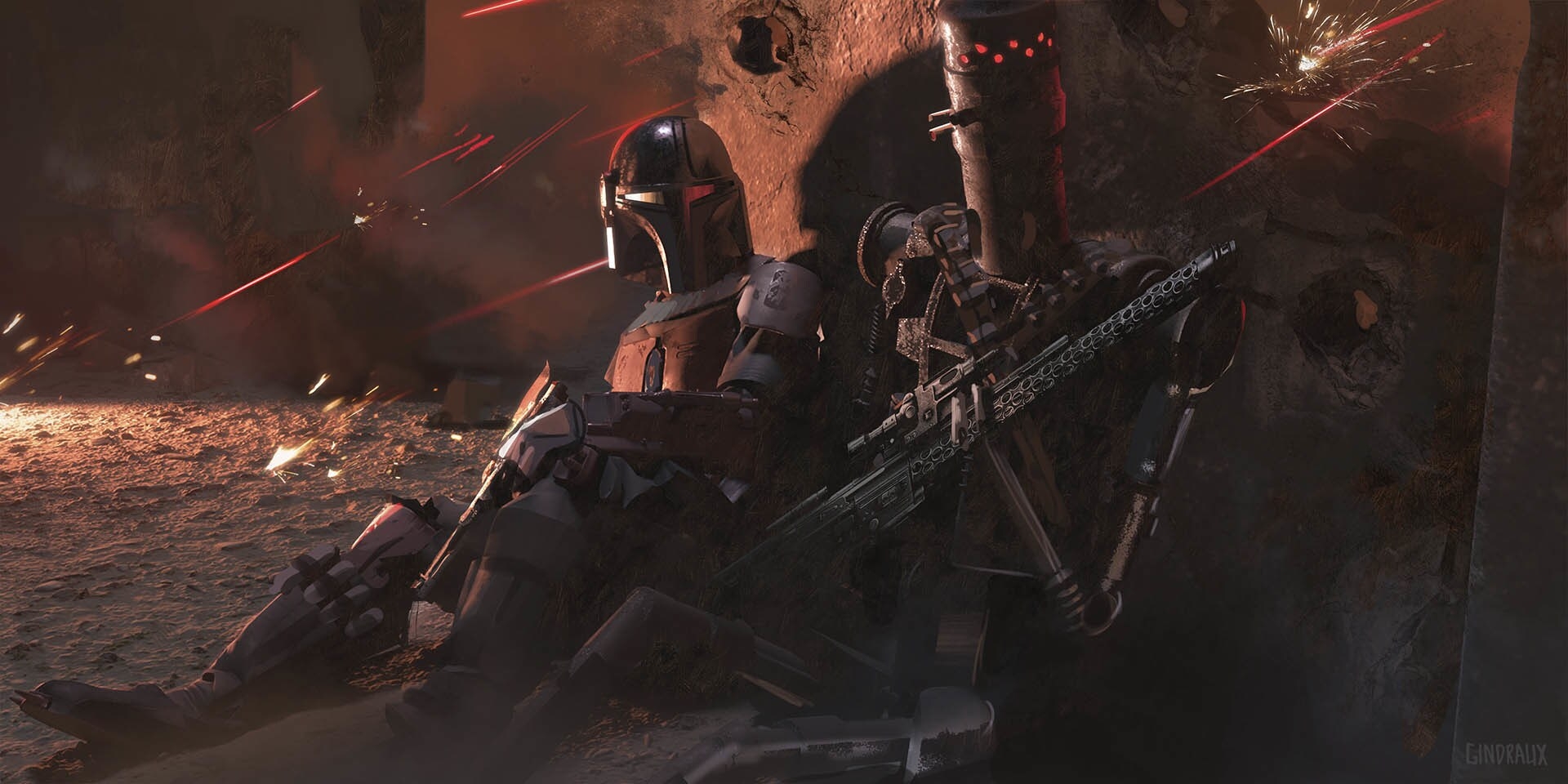 1920x960 The Mandalorian: Chapter 1 Concept Art Gallery, Dual Screen