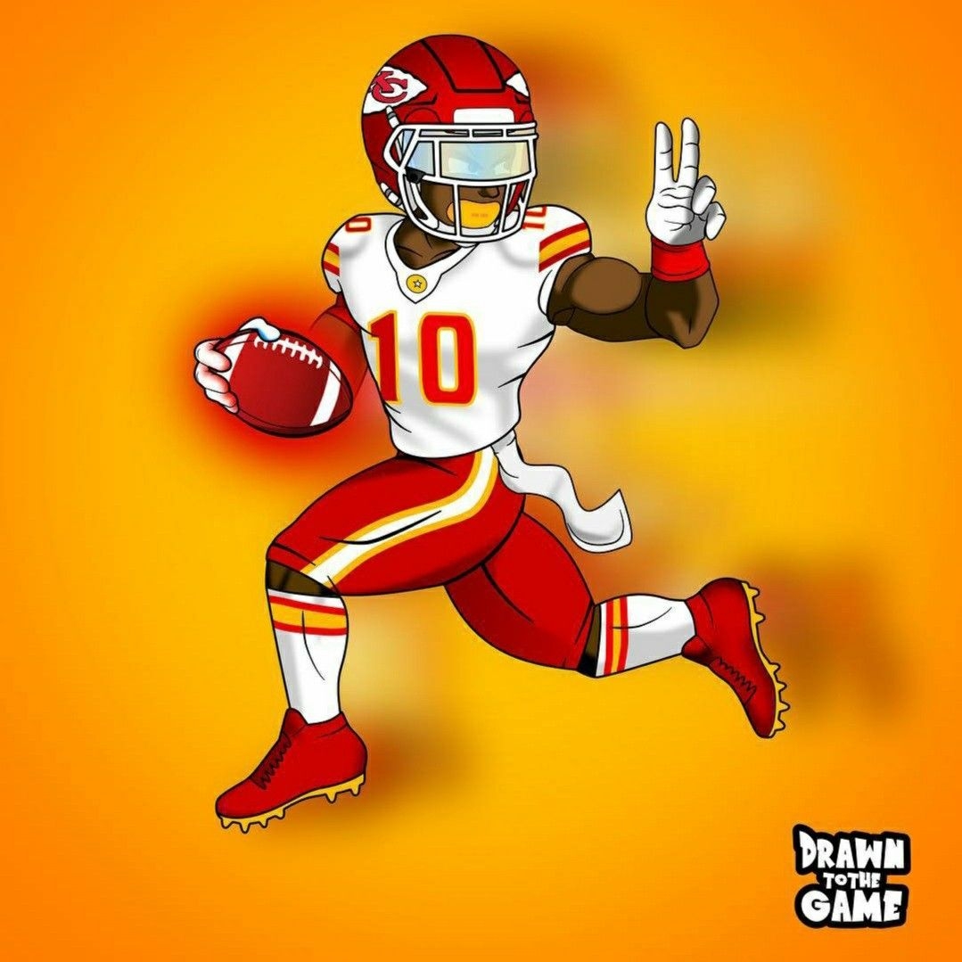 1080x1080 Tyreek Hill. Nfl football art, Nfl football teams, Football drawing, Phone