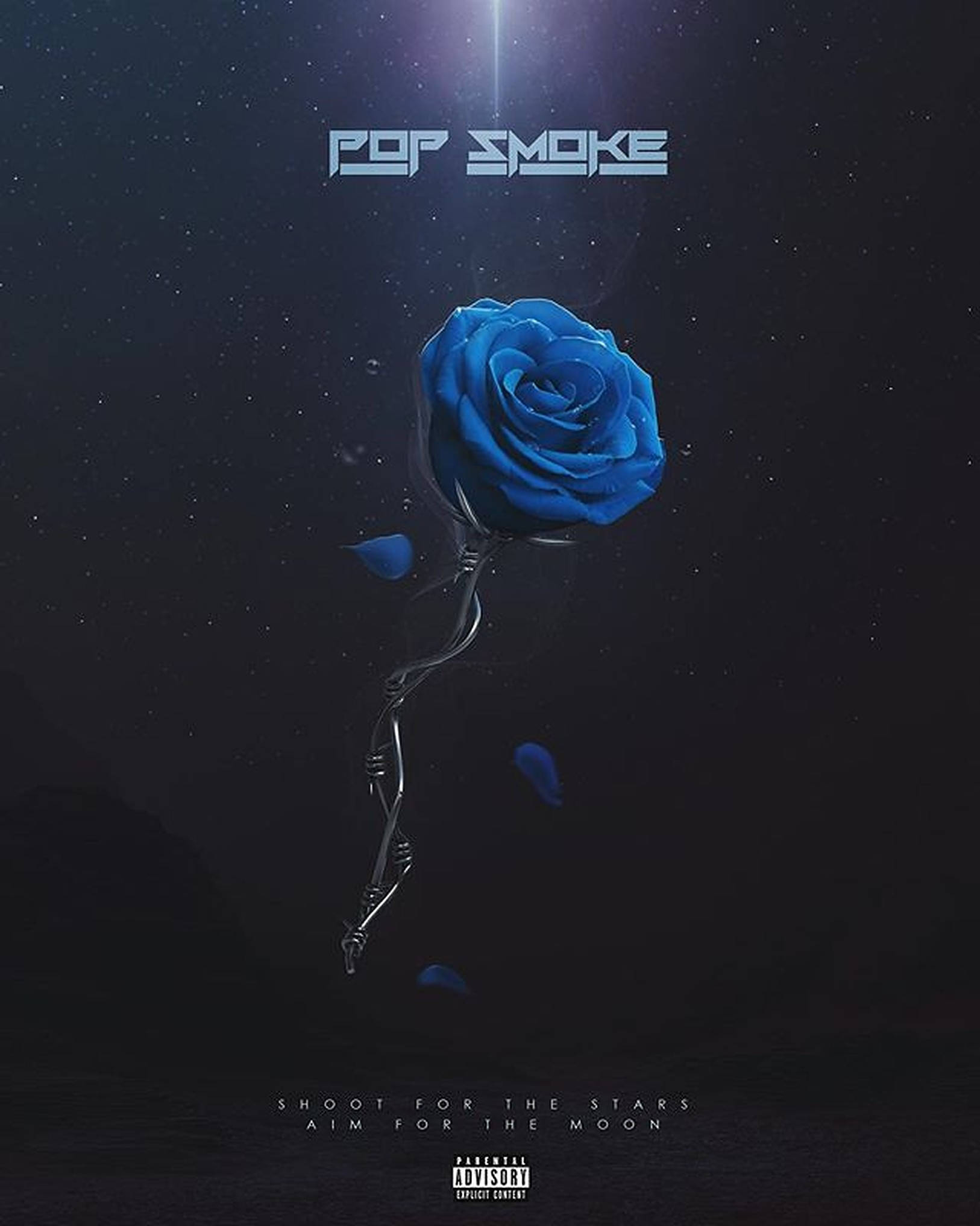 1630x2040 Download Pop Smoke Blue Rose Wallpaper, Phone