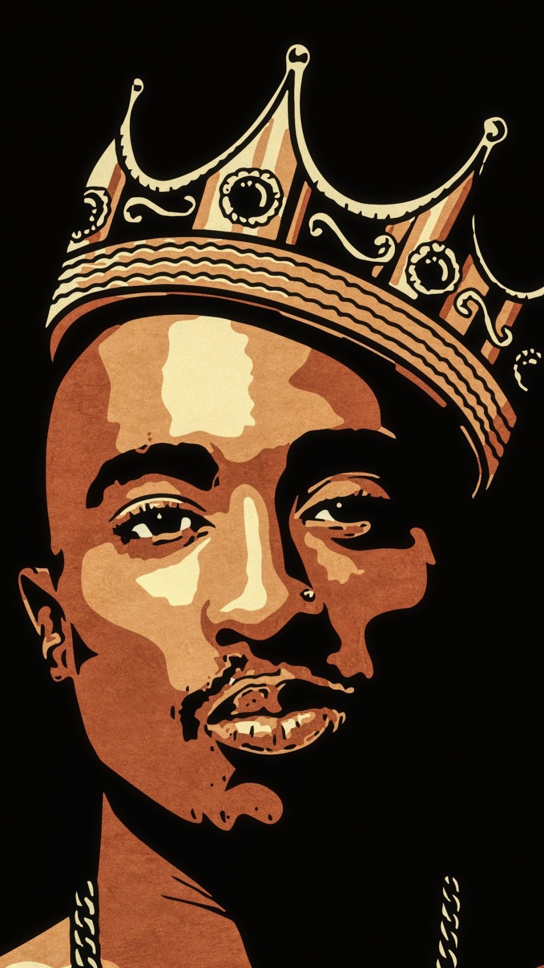 1080x1920 Wallpaper Phone Full HD. Rapper art, Tupac art, 2pac art, Phone