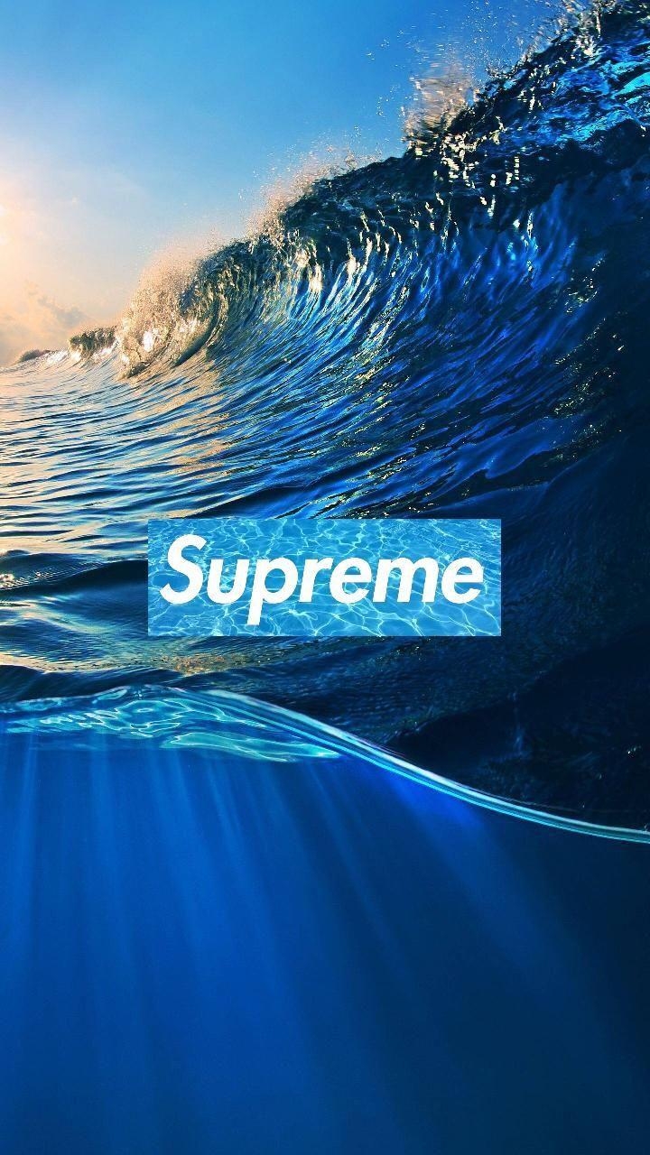 720x1280 Supreme iPhone Teal Wallpaper, Phone