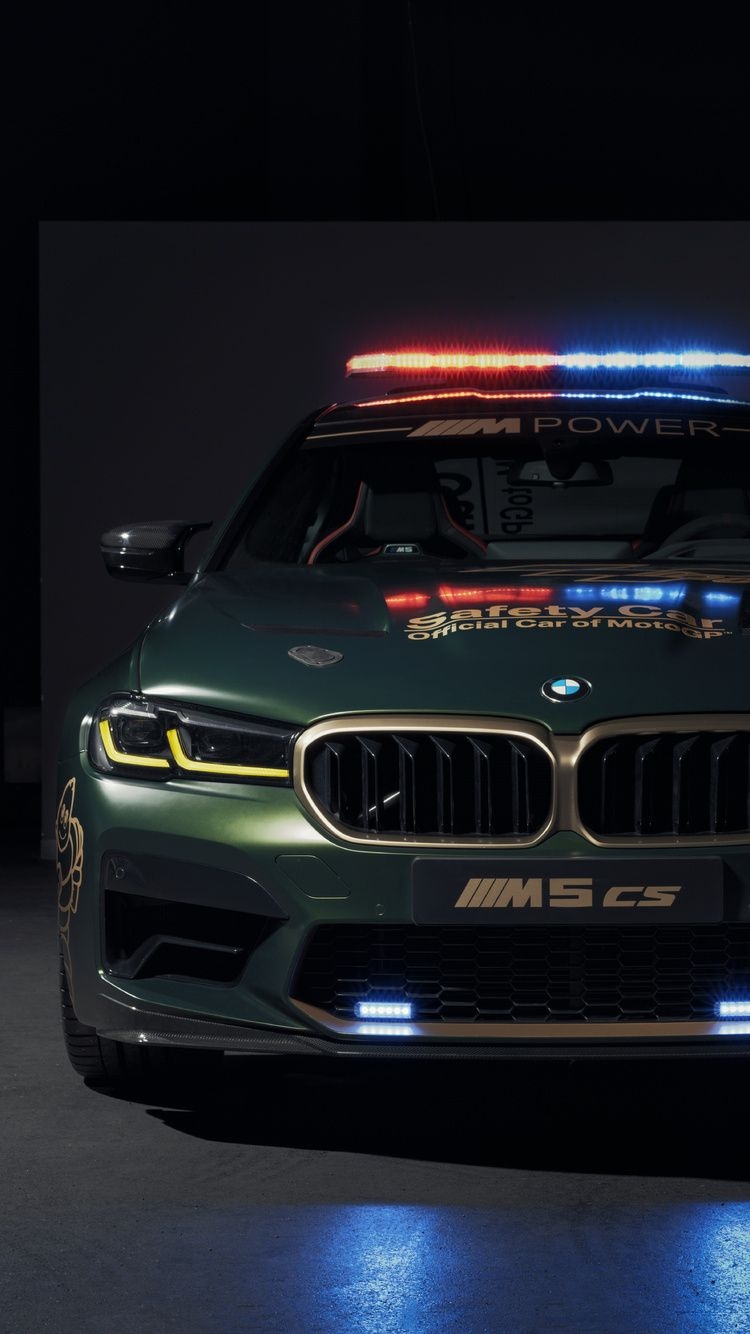 750x1340 BMW M5 CS MotoGP Safety Car 2021 iPhone iPhone 6S, iPhone 7 HD 4k Wallpaper, Image, Background, Photo and Picture, Phone