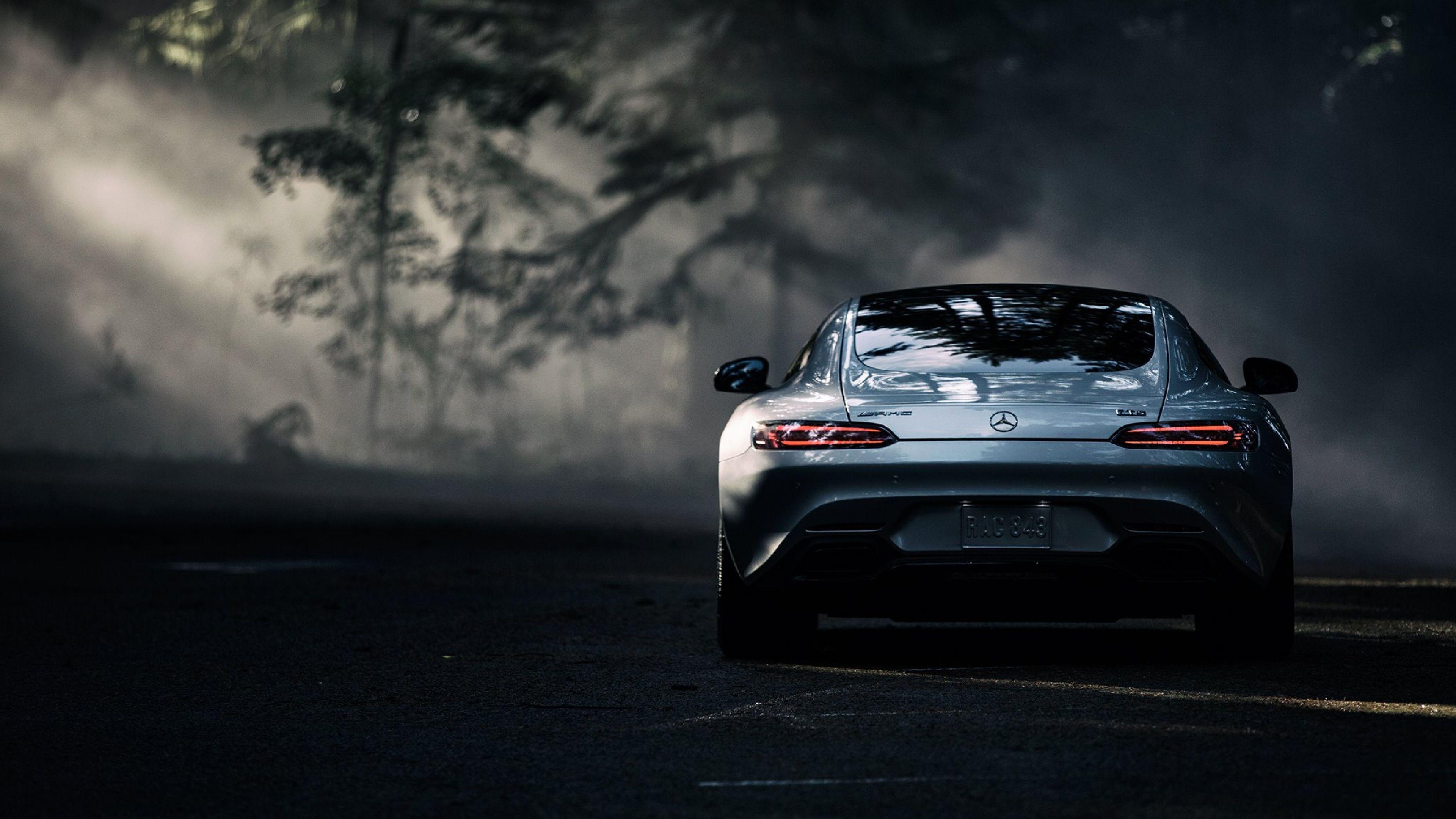 3840x2160 Download Wallpaper  Mercedes Benz, Amg, Gt S, Rear, Desktop